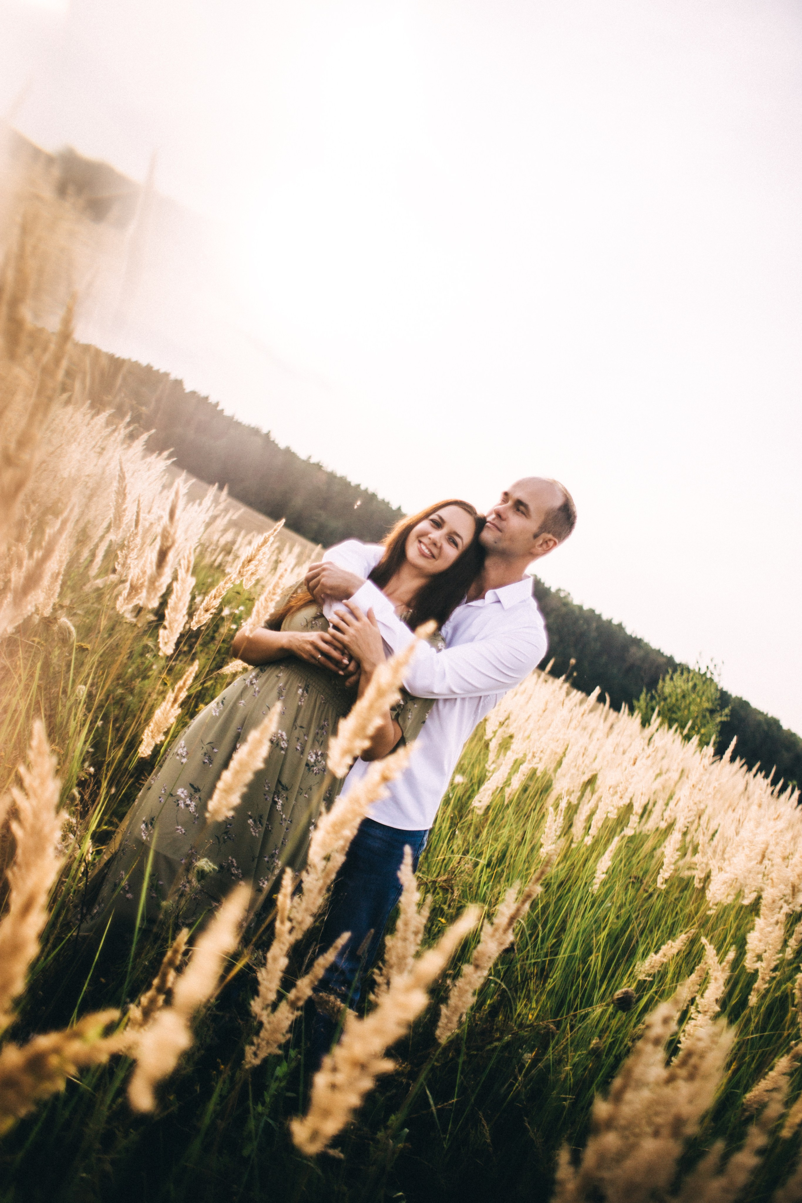 Н+ А. Поле. Закат. Фотограф в Нижнем Новгороде