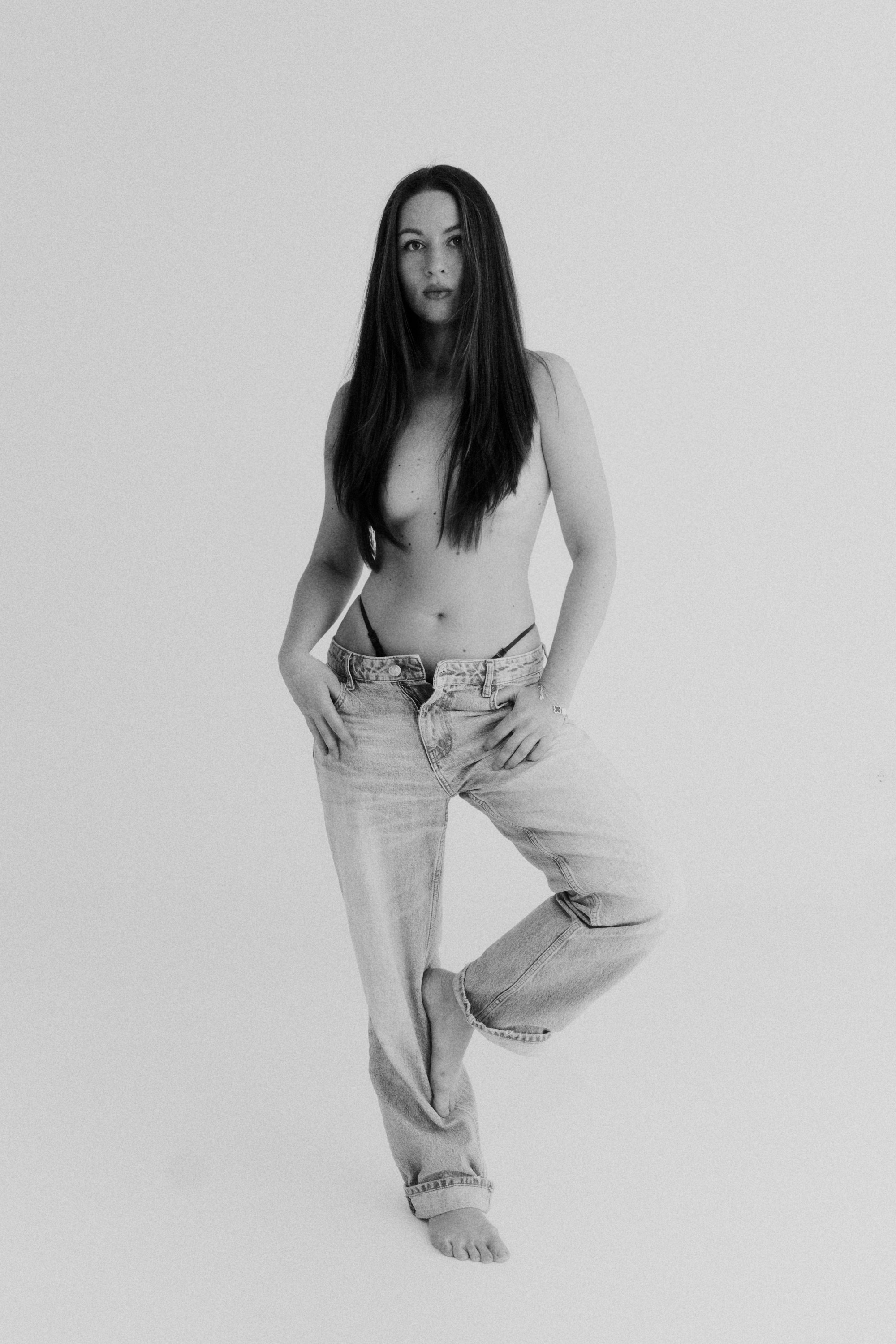 Ч/б фотосессия для Риты