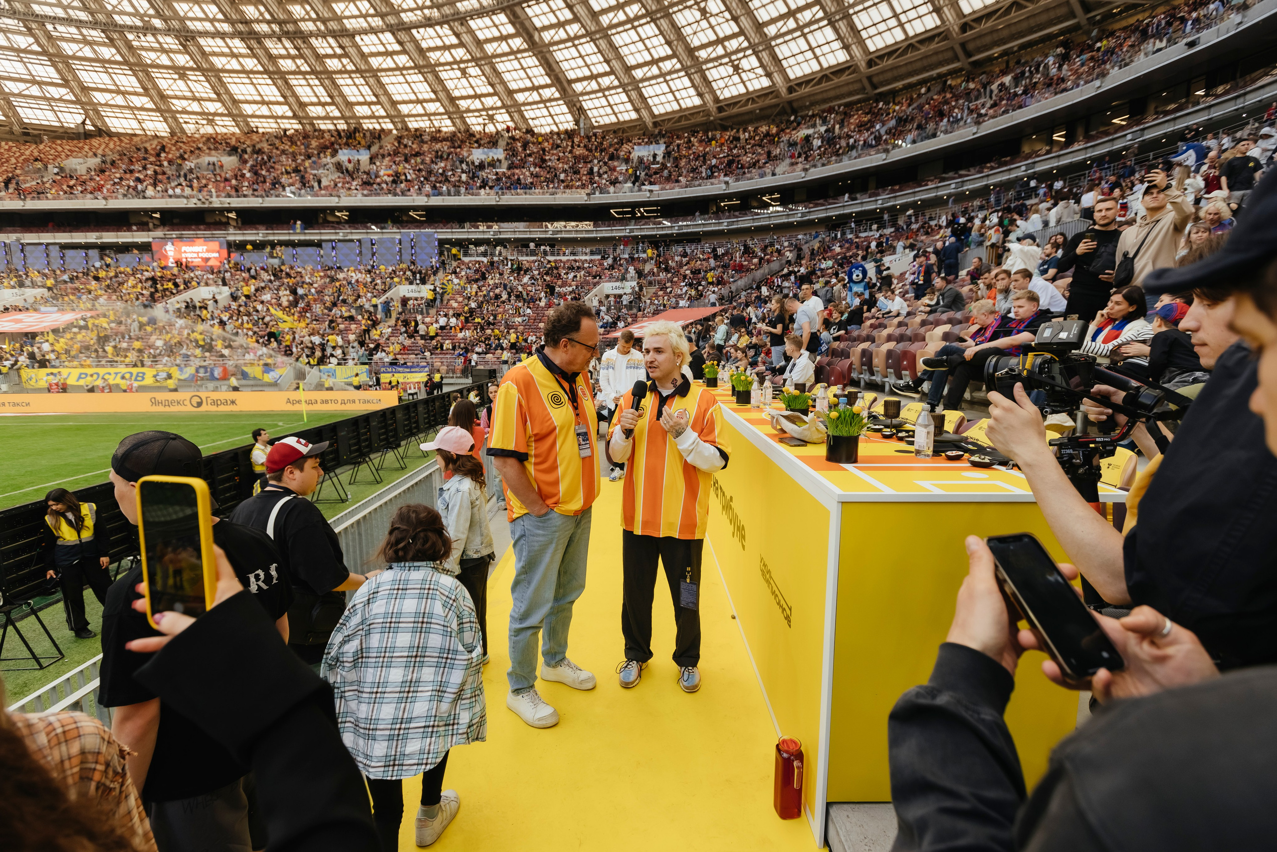 Яндекс Еда x Burger King На финале кубка России по футболу. Репортажный, event, концертный и backstage фотограф из Москвы Виталий Кривцов