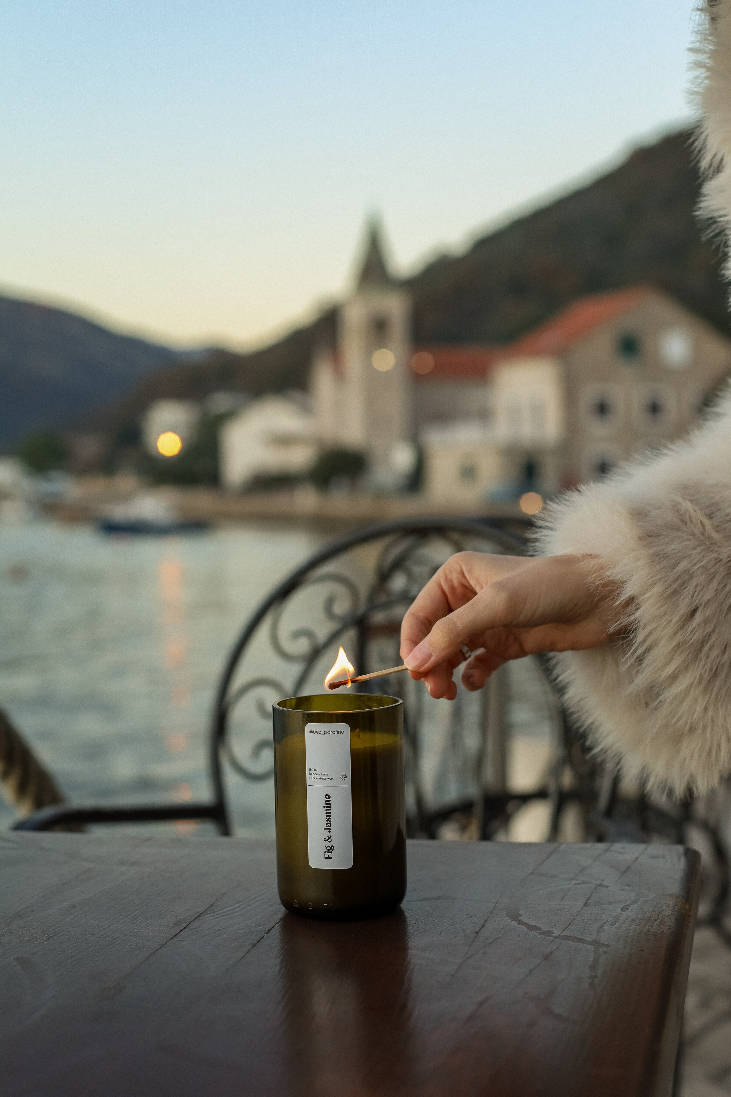 Candles brand bez_parafina. Photographer in Montenegro — professional photoshoots