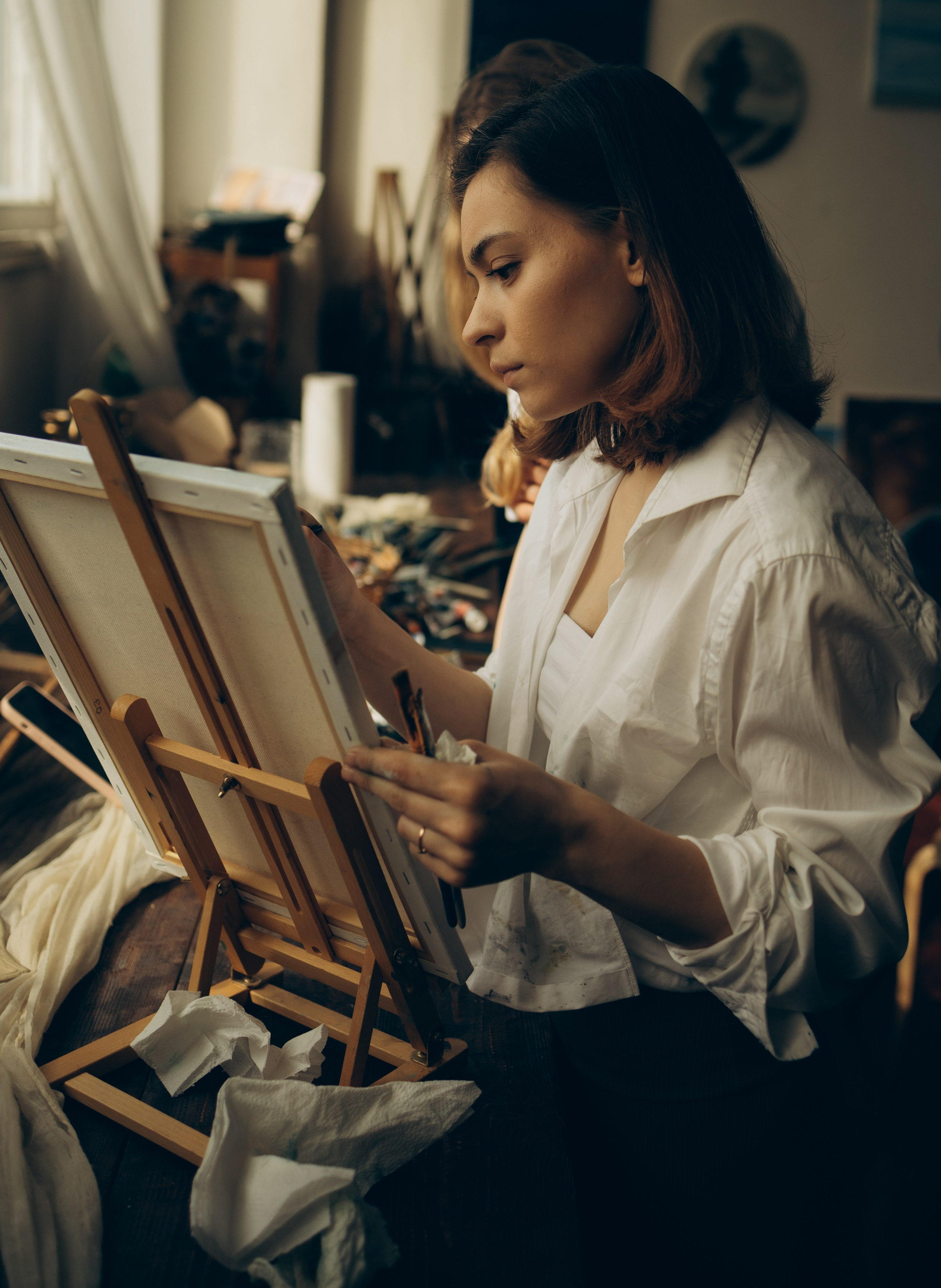 Мастерская художника. Женский фотограф Истра