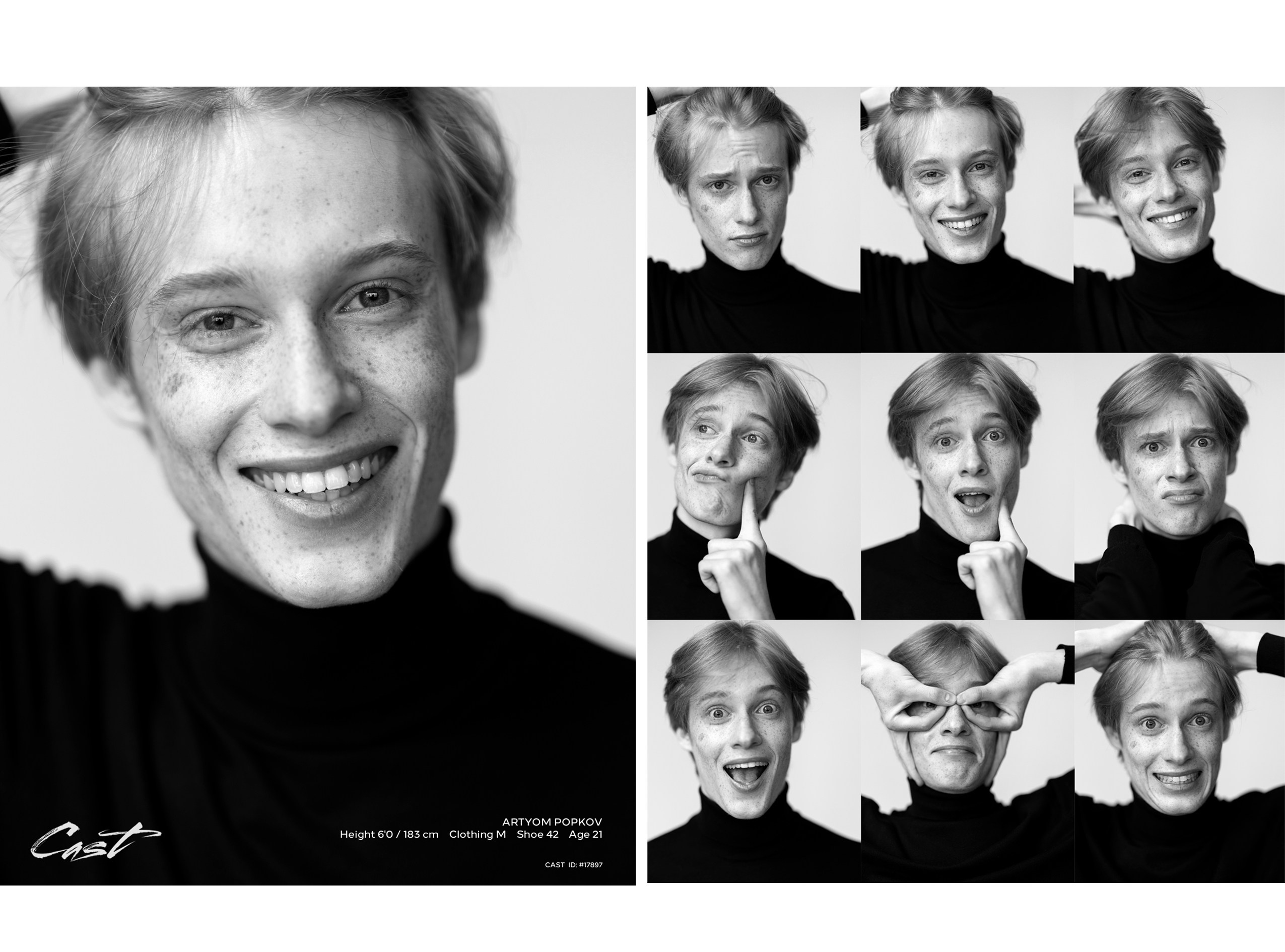 Актёрское и модельное портфолио в Алматы