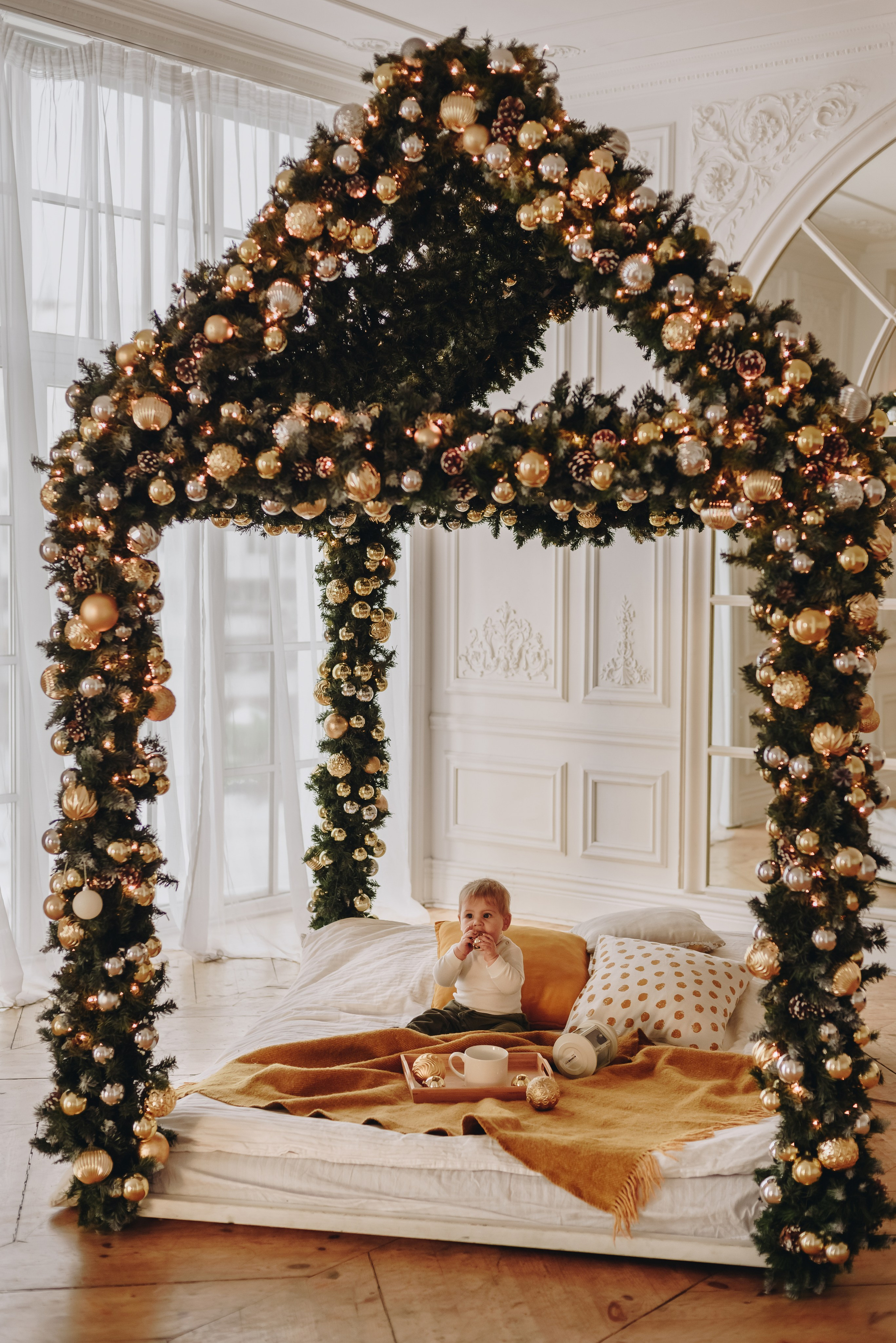 Новогодняя фотосессия в фотостудии. Фотограф Юлия Кондратьева