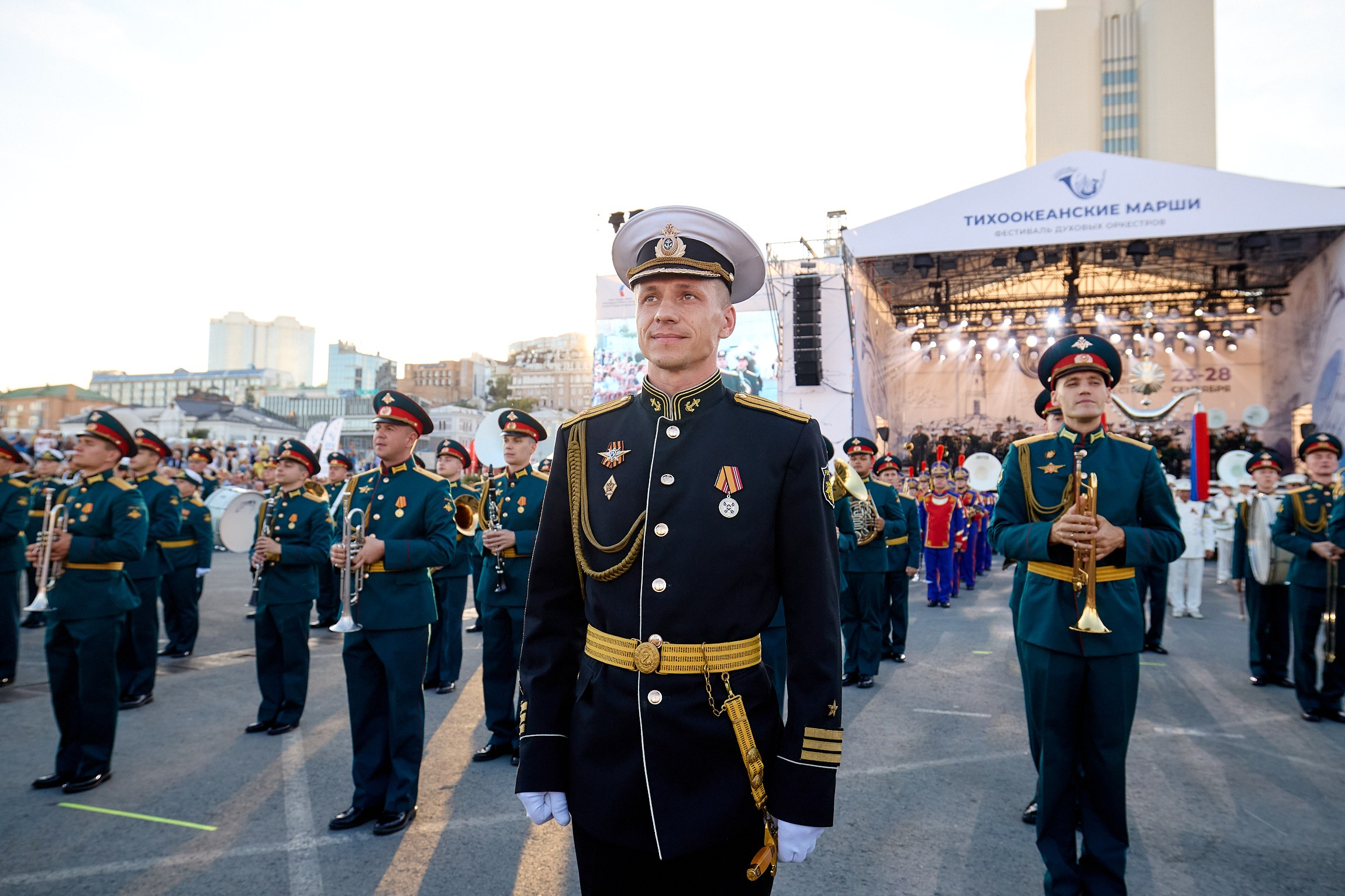 «Тихоокеанские марши» Плац-концерт