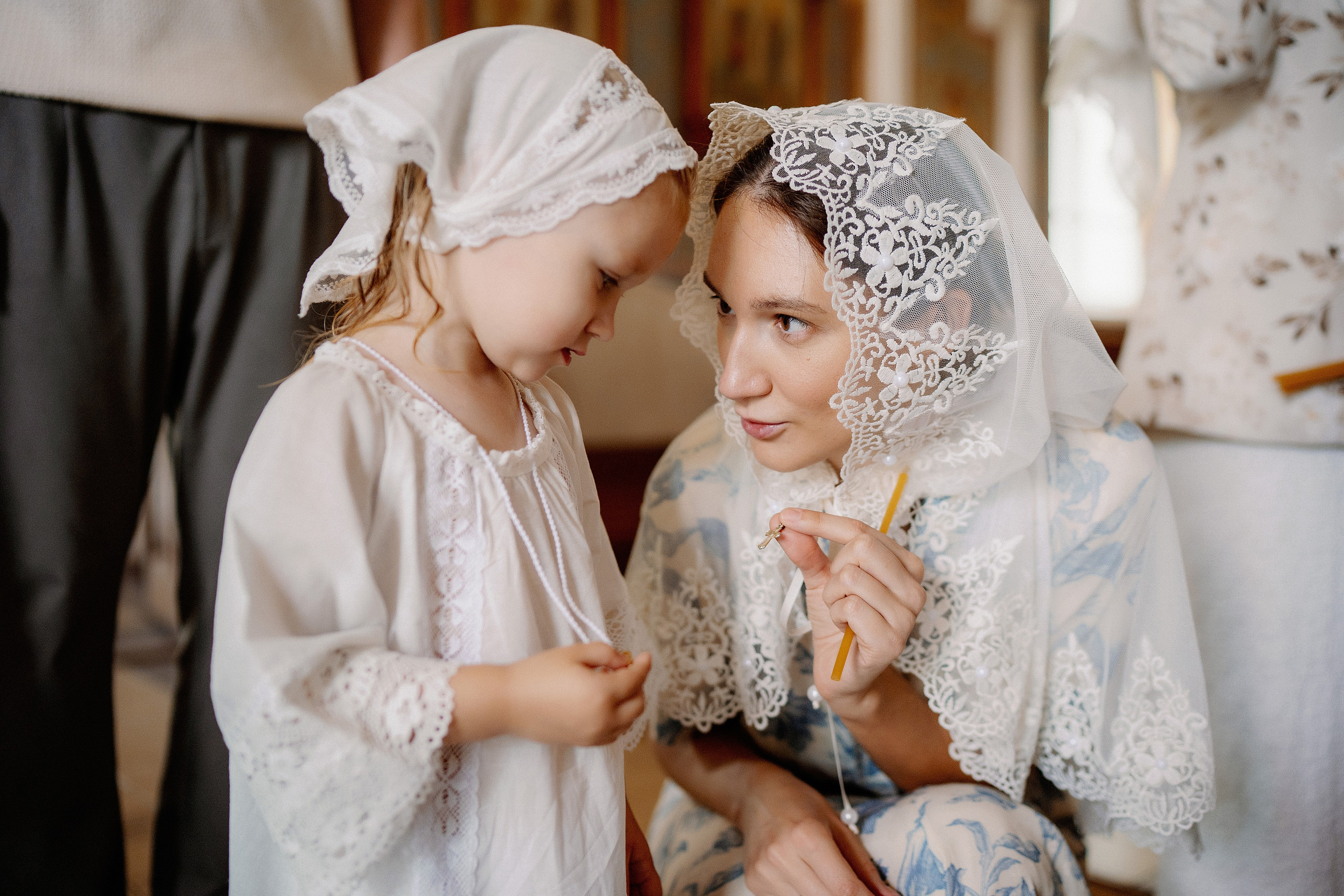 Крещение Эммы. Фотограф на Крещение и Венчание в Красноярске Рамазанова Юлия