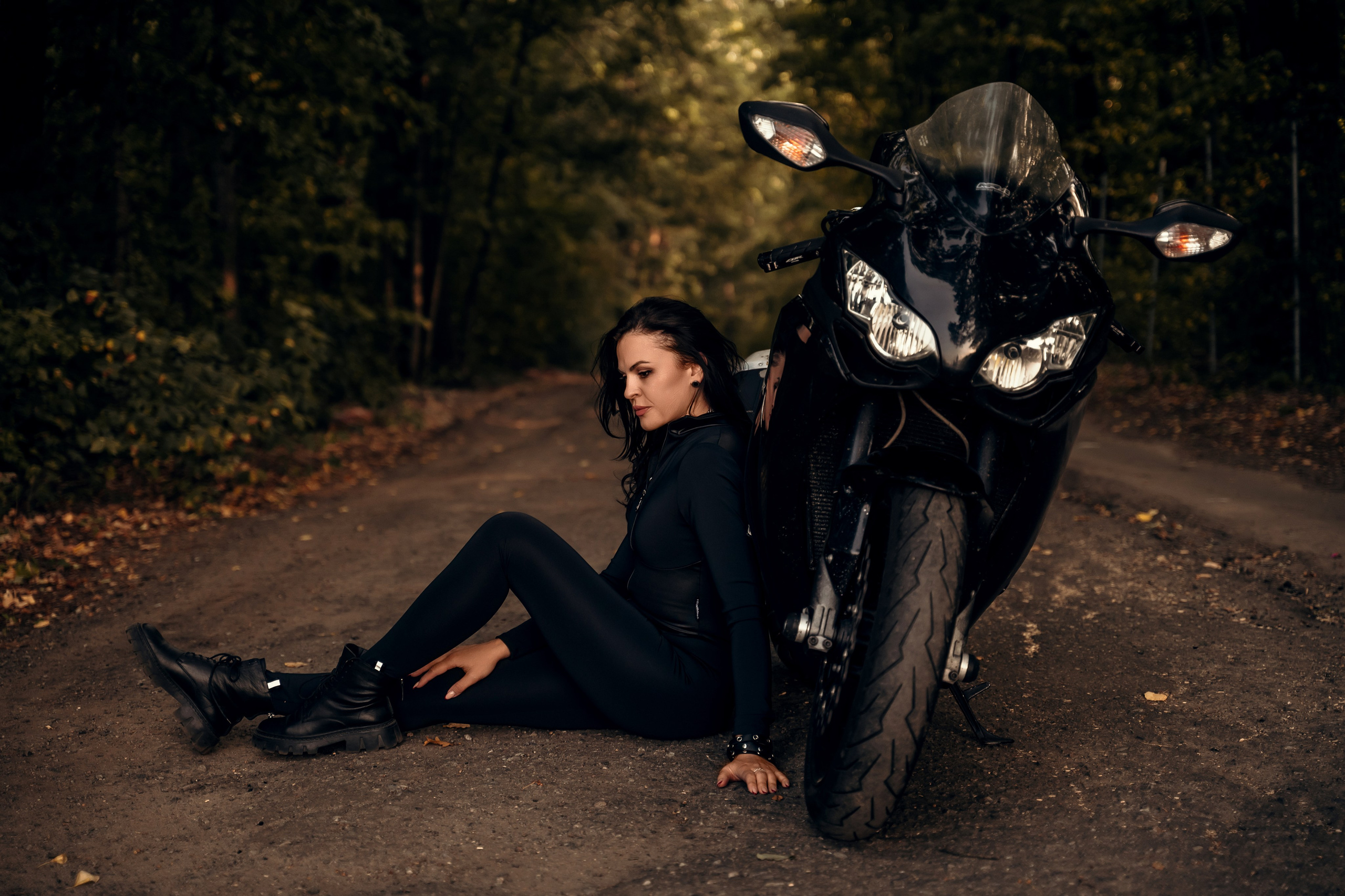 Марина, Фотосессия с байком. Семейный фотограф в Белгороде Амелина Алина