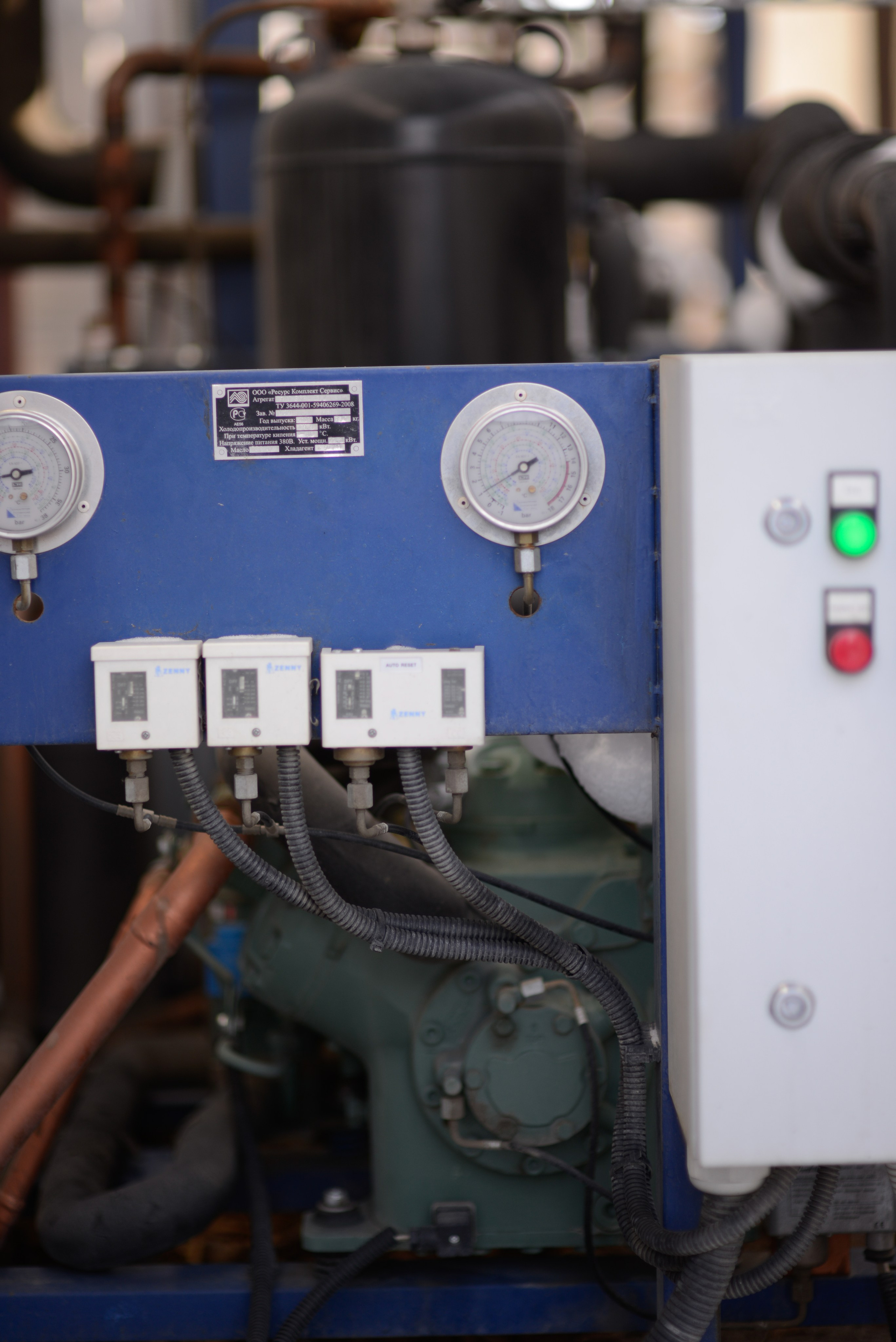 Система охлаждения на мясокомбинате. Ресурс Комлект Сервис