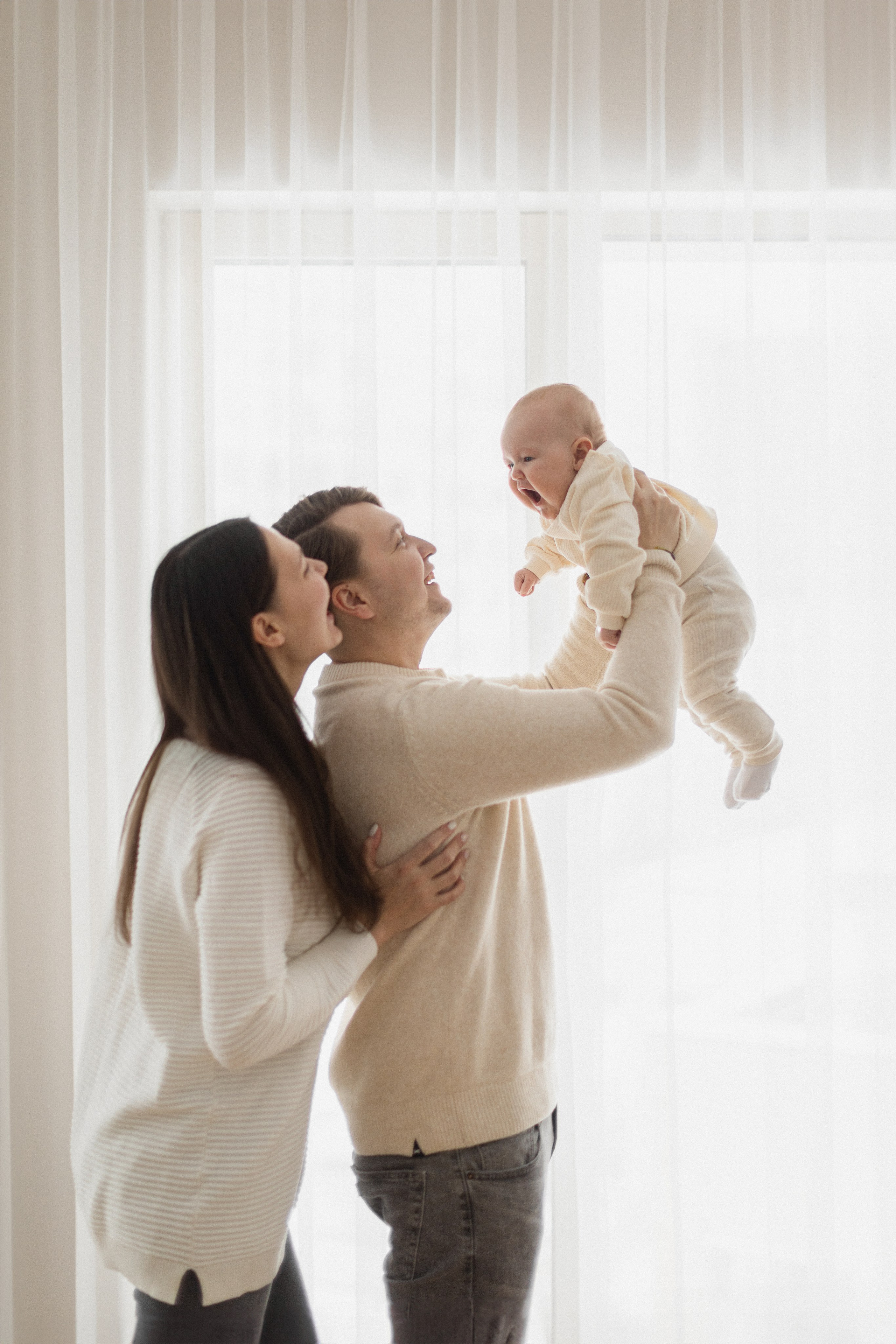 Мария и Максим с сыном. Кузьмина Анастасия — контент-фотограф | Москва