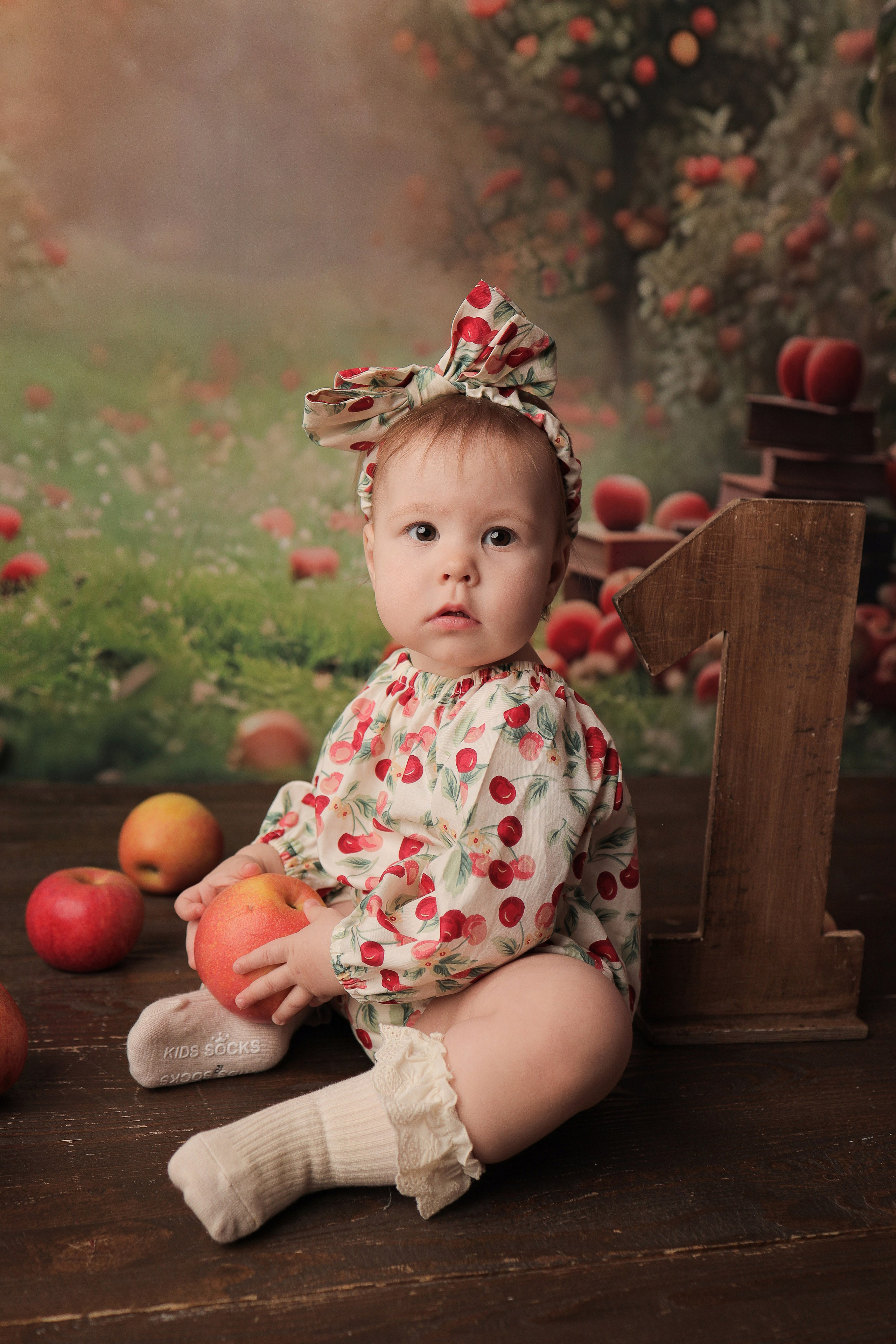Анечка, 1 годик. Фотограф новорожденных в Новокузнецке Анна Горошникова