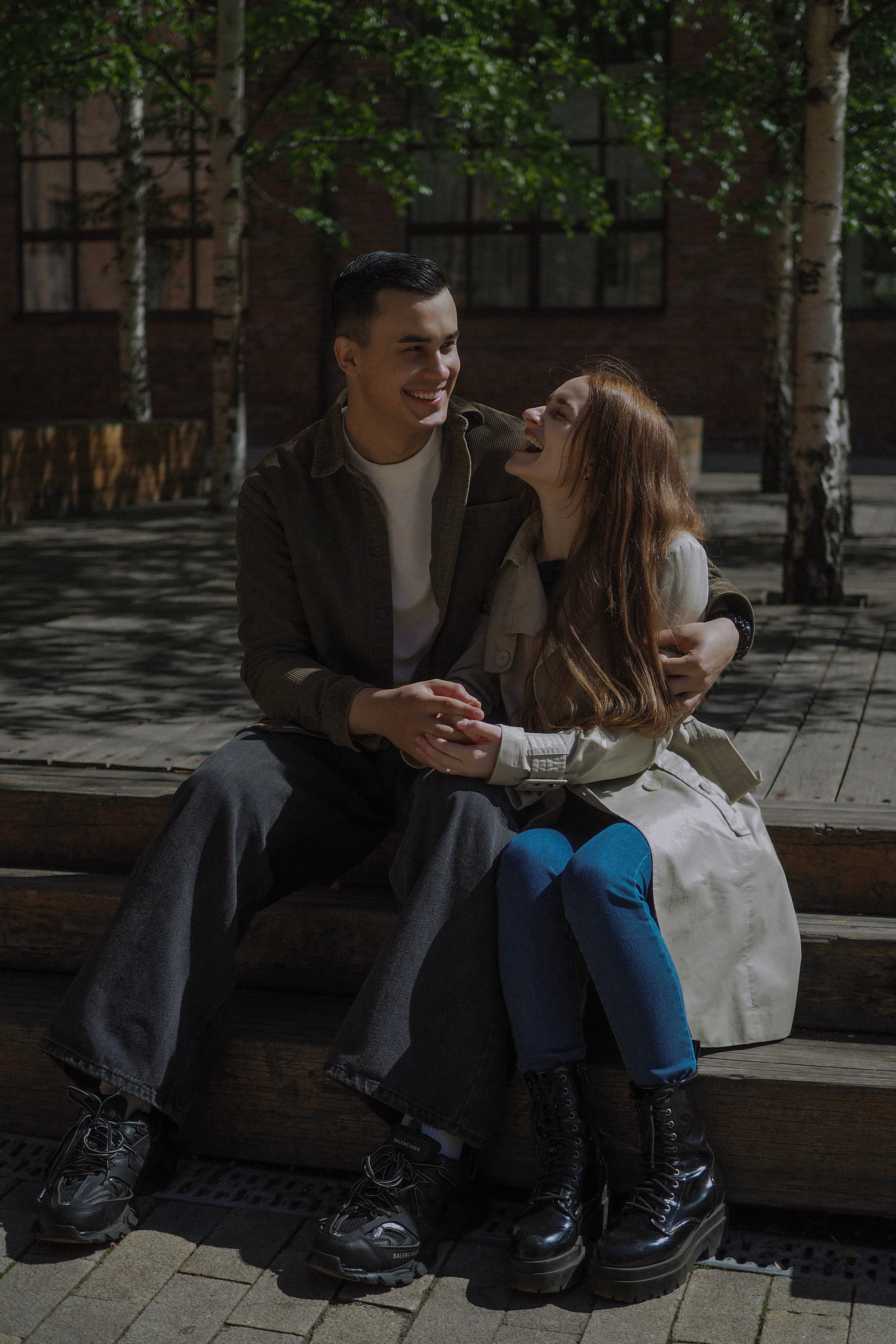 Lovestory на улице. Фотограф Москва Богданова Александра