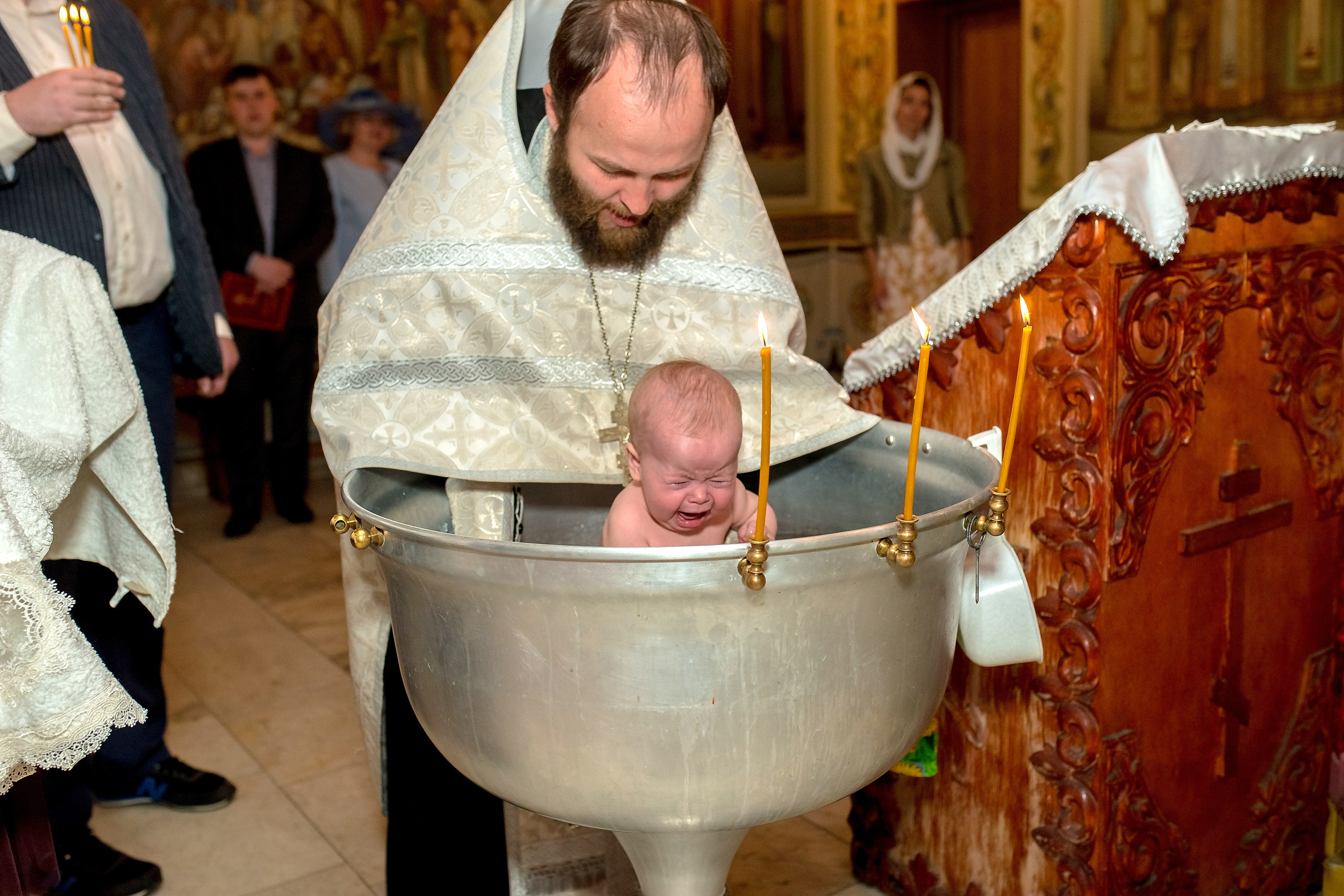 Крещение в Тропарёво. Фотограф Владимир Артамонов