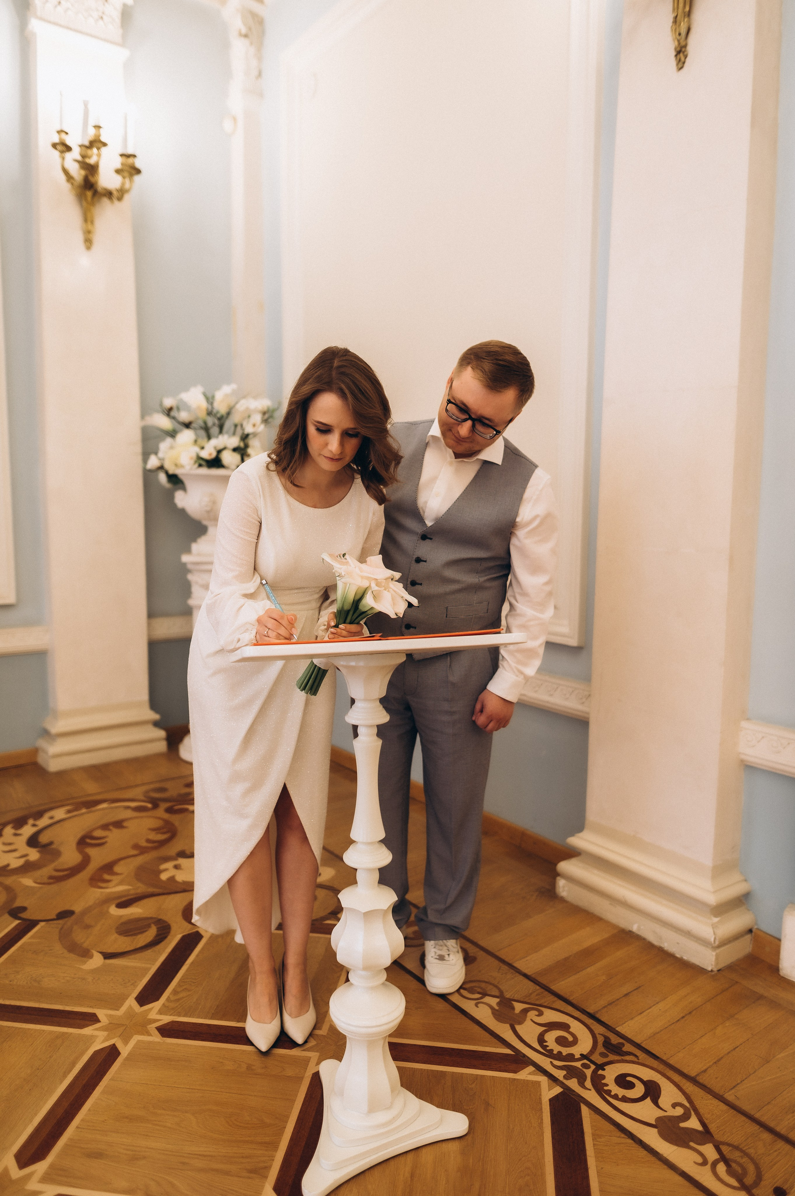 Загс+Оранжерея (камерная свадьба). Фотограф ПИТЕР СПБ Надежда Баранова