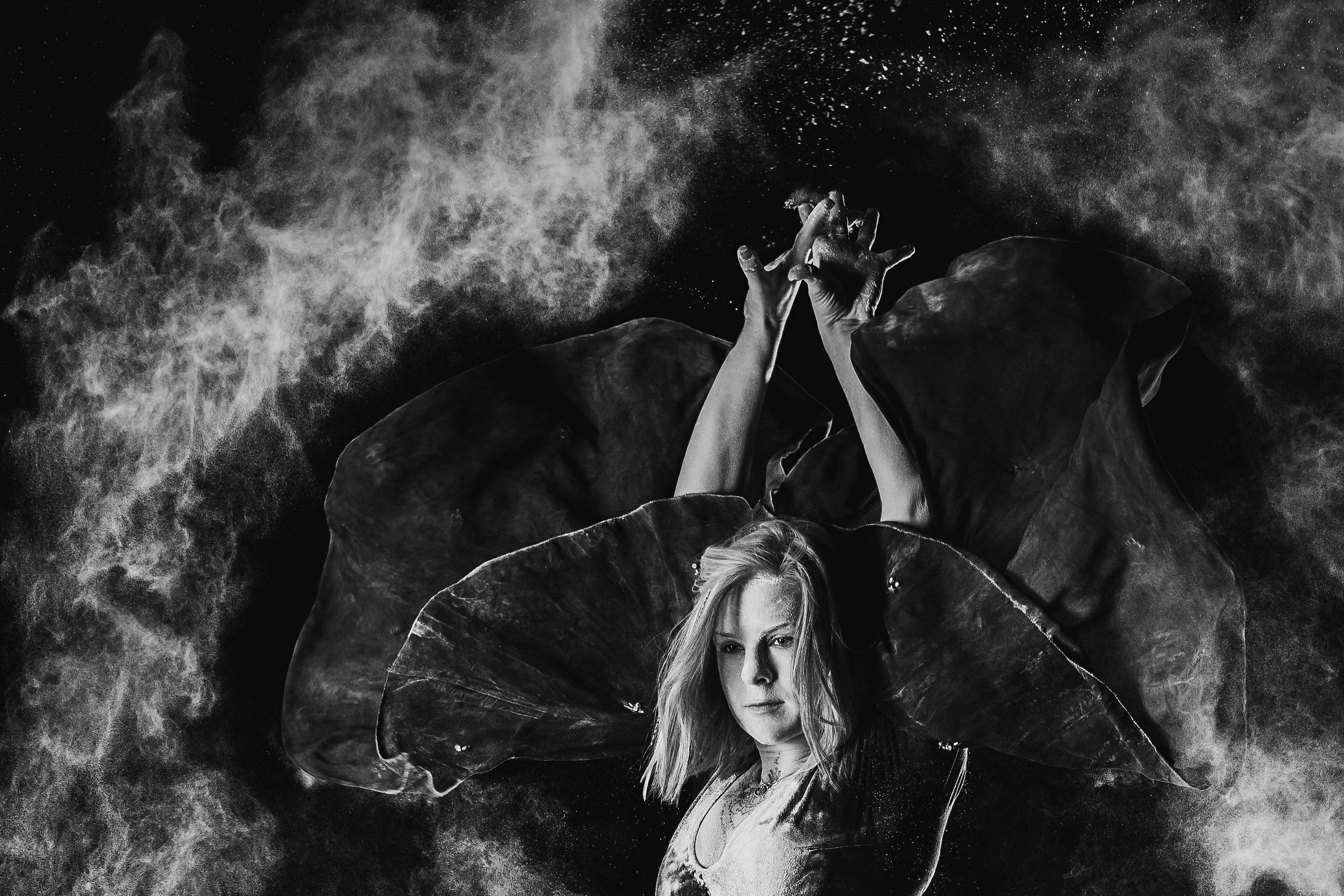 Фотосъёмка с мукой