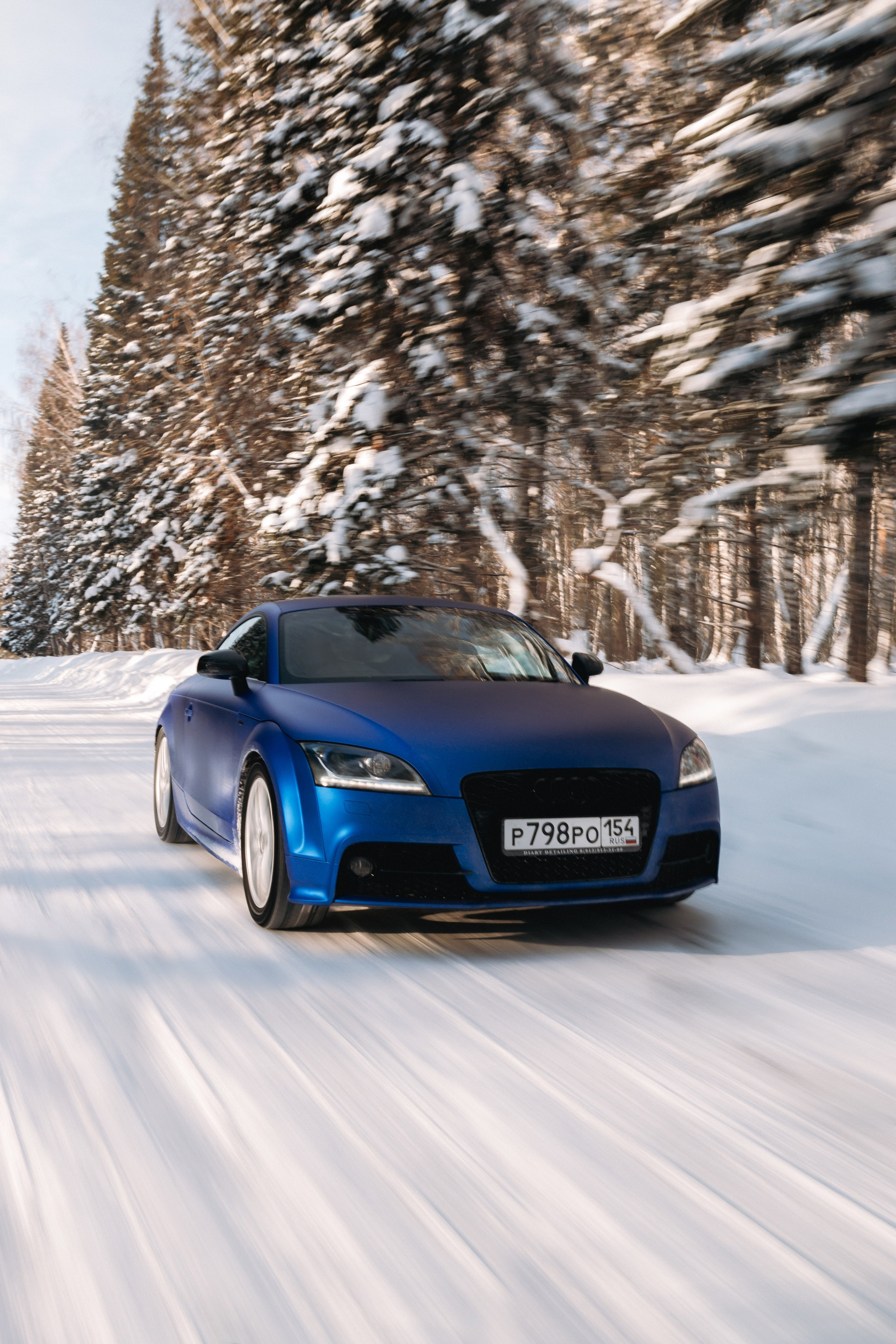 Audi TT shades of blue. Автомобильный фотограф и видеограф в Новосибирске|Александра Косухина
