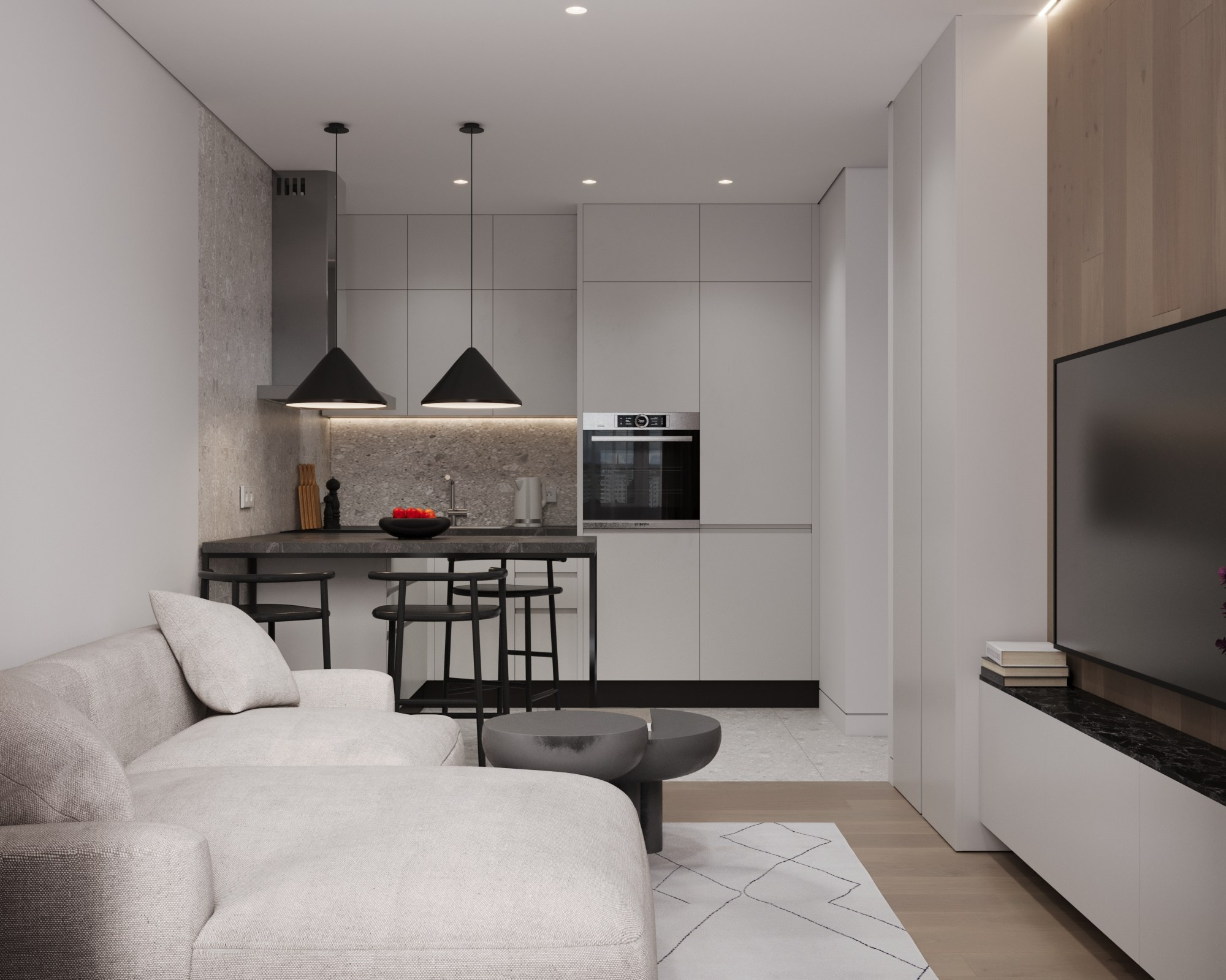 Квартира в ЖК КИТ. Архитектура. Интерьер. Корниенко Маргарита