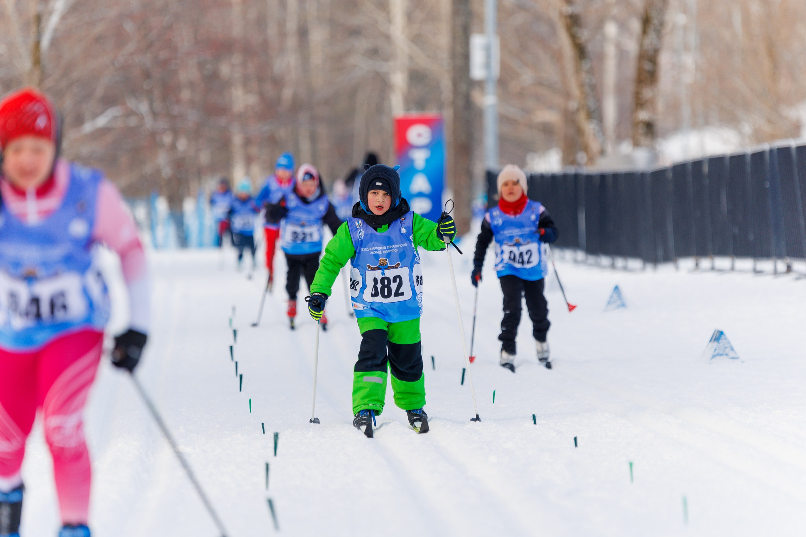 ХХVI Лыжный марафон пам. Фархутдинова | Сахалин. Свадебный, семейный и репортажный фотограф в Южно-Сахалинске Артур Петросян