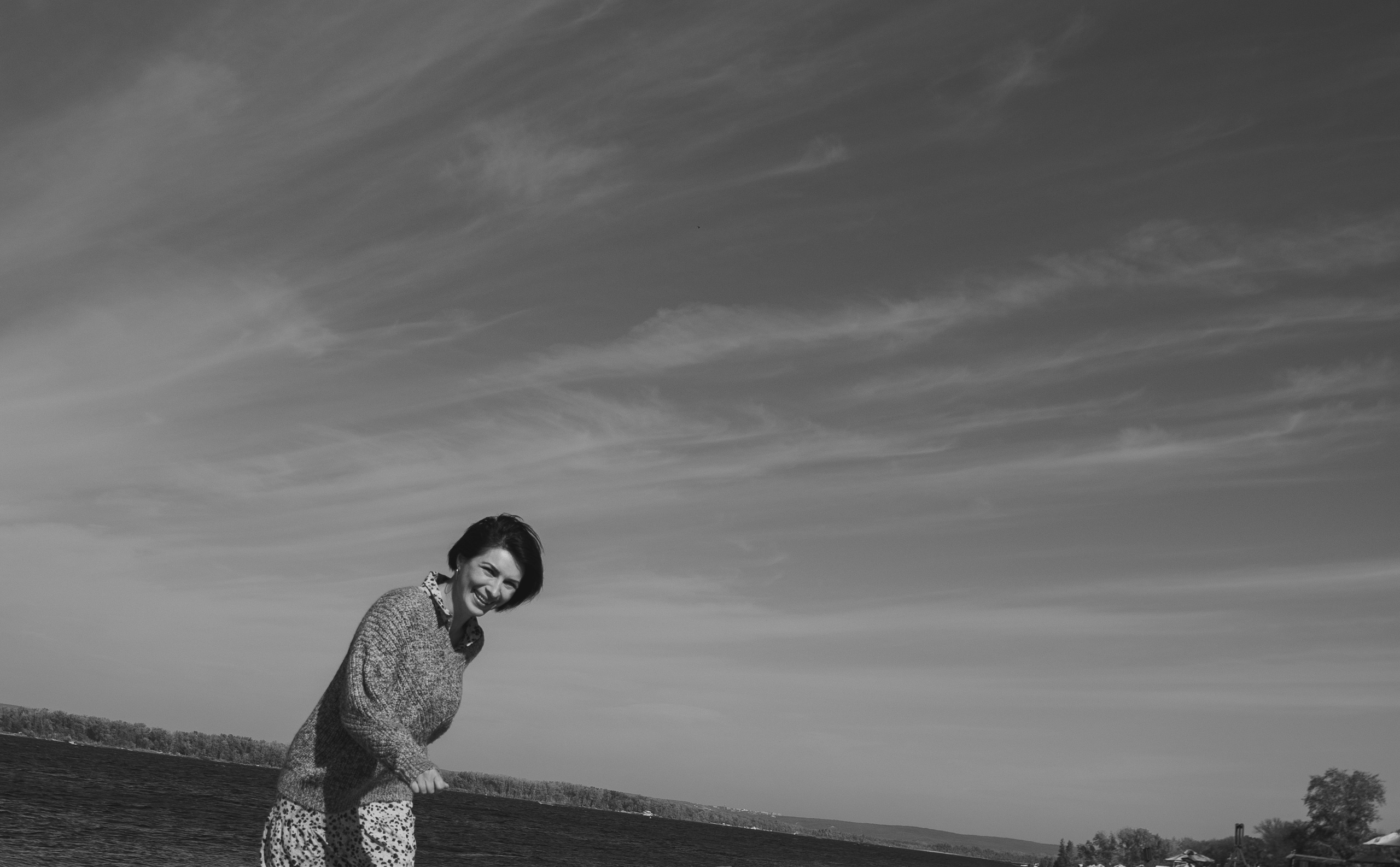 Женская фотосессия на набережной в Самаре