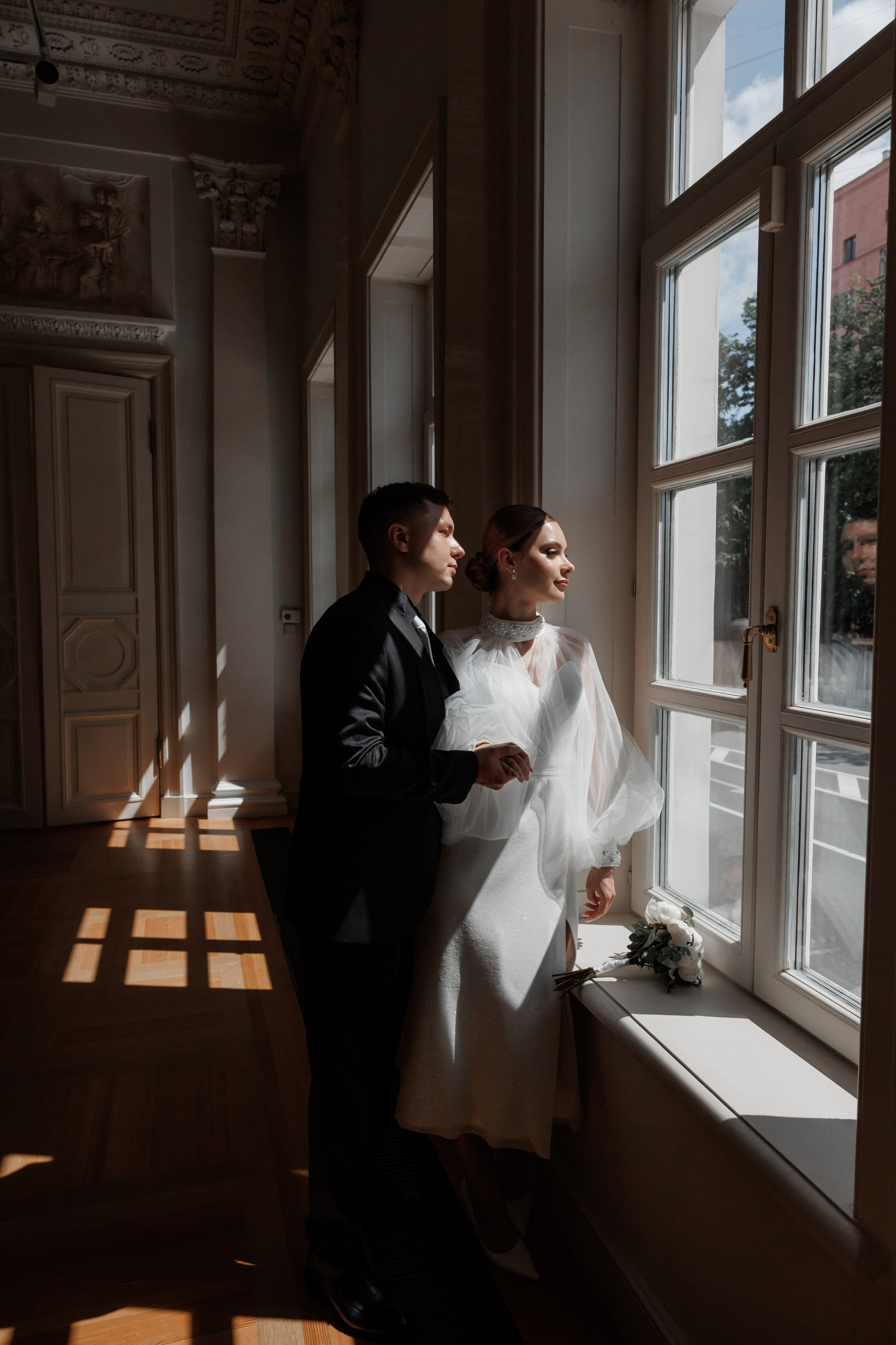 Анна и Сергей, Особняк Муравьевых-Апостолов, прогулка по ВДНХ, ресторан «Домик в саду». Свадебный и репортажный фотограф (Москва, Королев и другие)