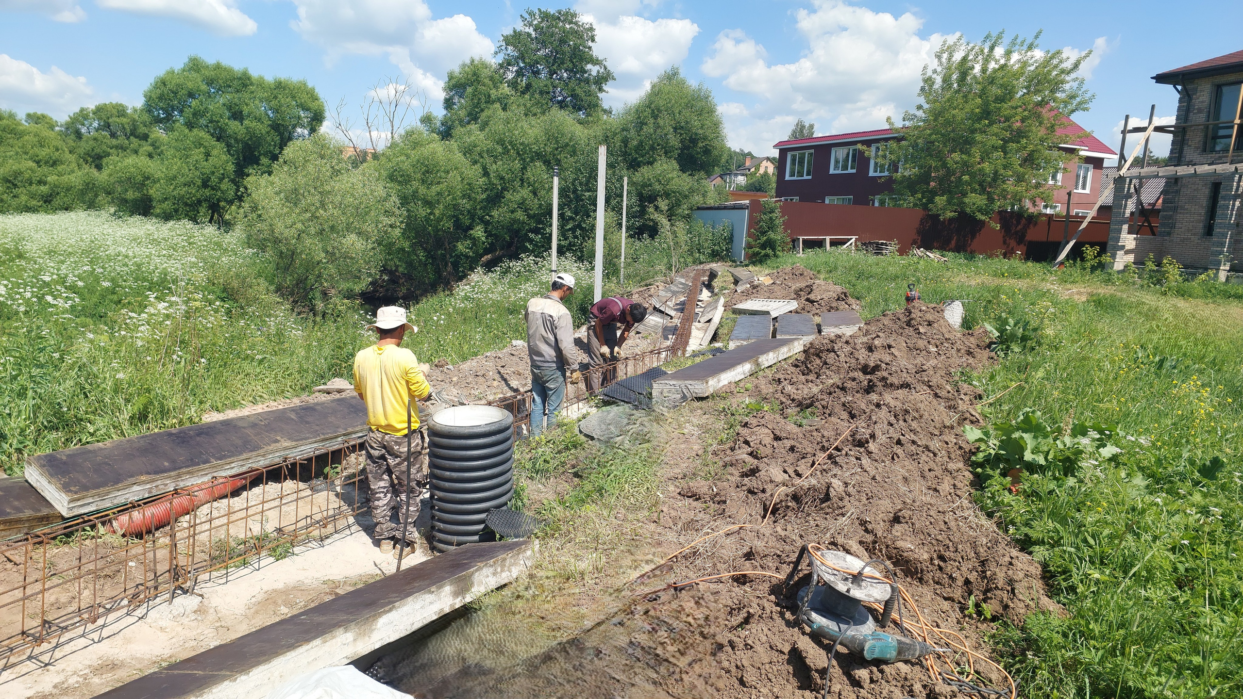 Опалубка для забора 