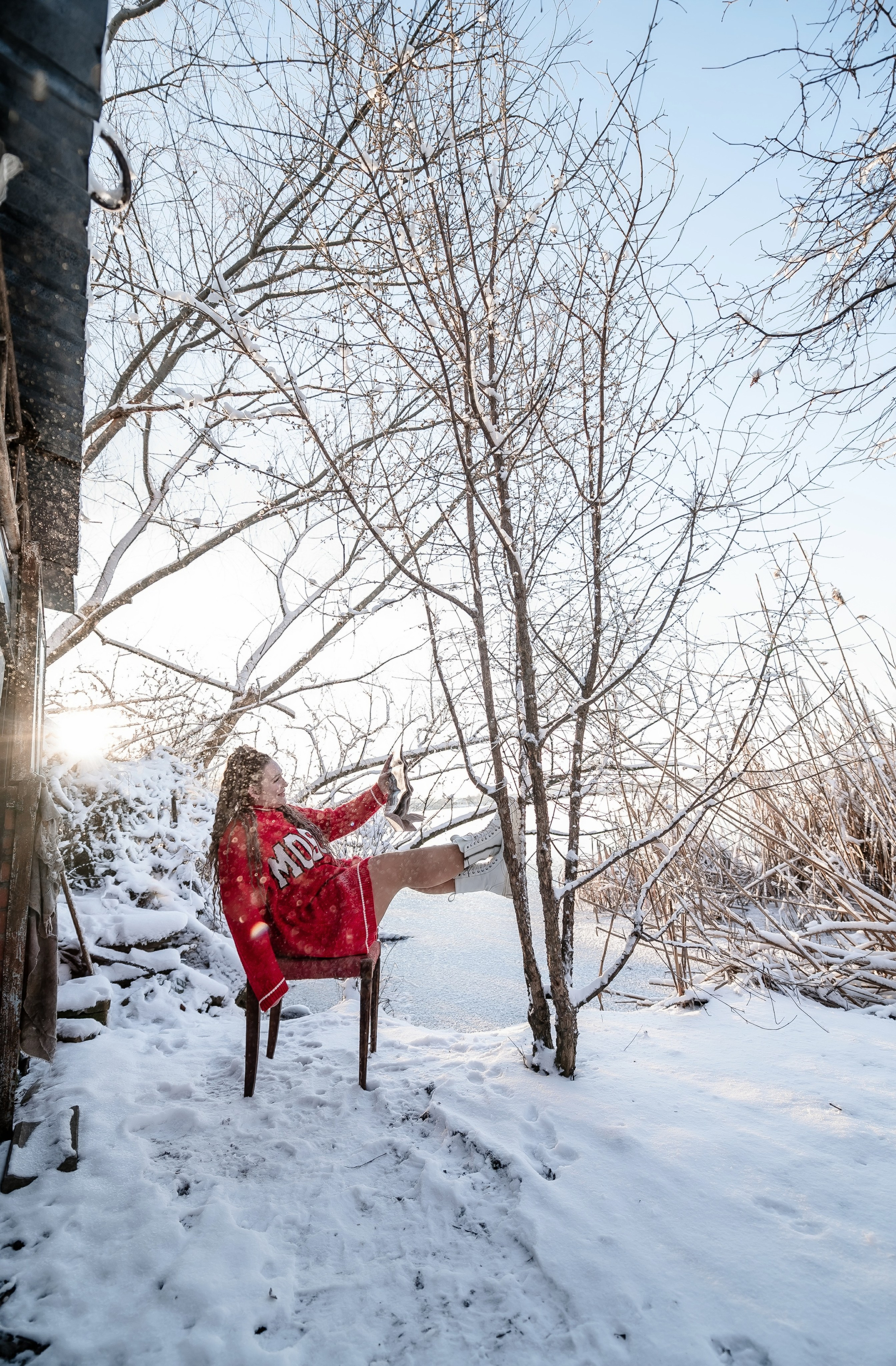 Мария. Зима. Солнечная история. Фотограф Котова Валентина