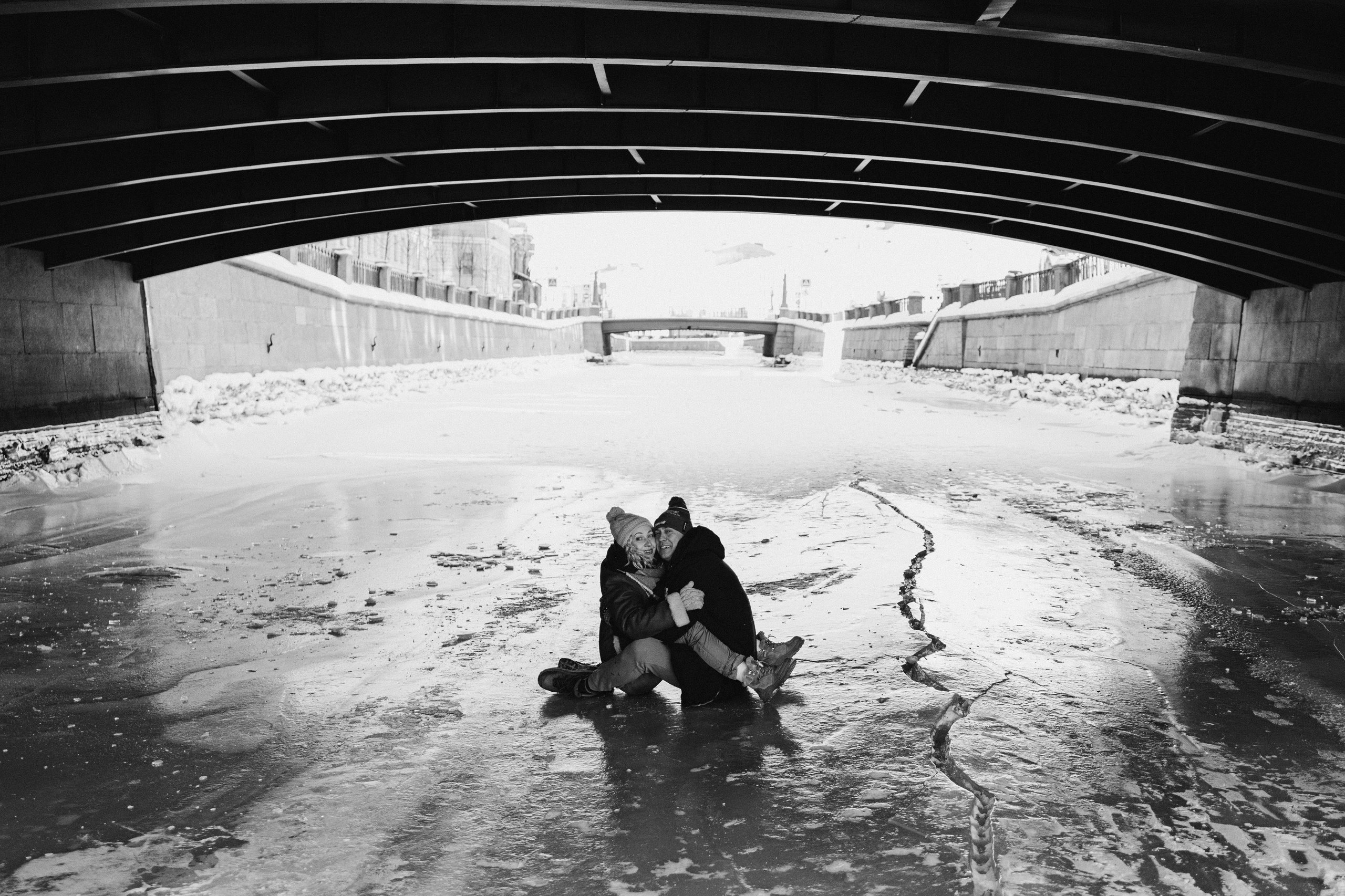 Свидание под мостом. Семейный фотограф в Санкт-Петербурге Лена Соколова