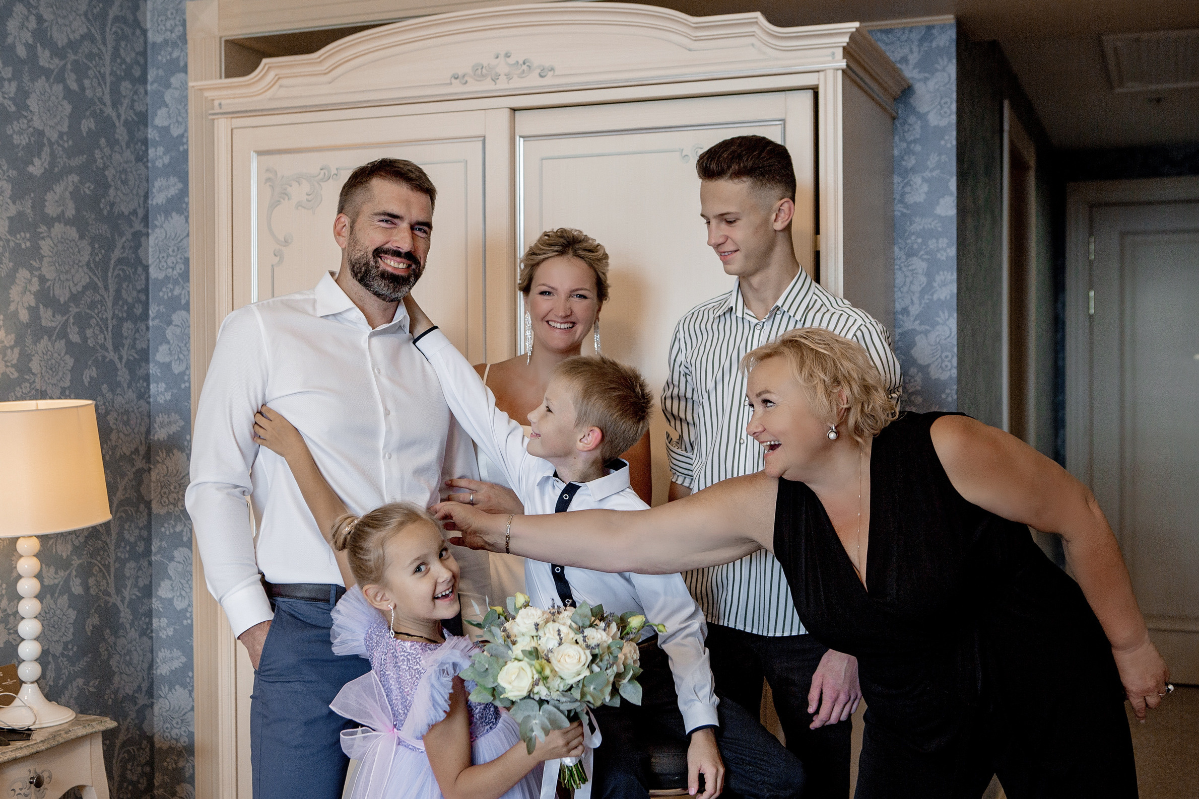 Свадьбас гостями. Свадебный и портретный фотограф Москва