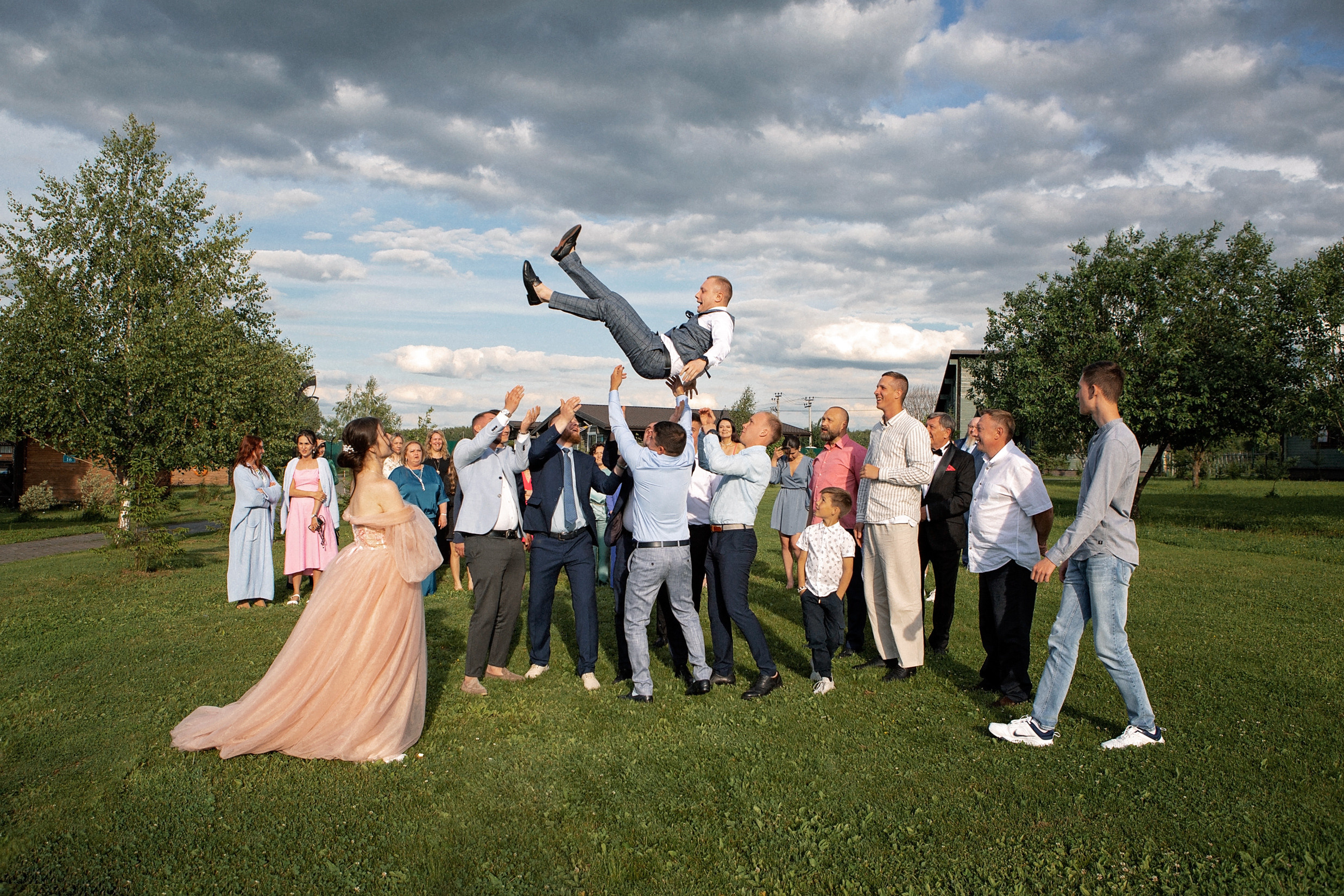 Свадьба с гостями. Свадебный и портретный фотограф Москва