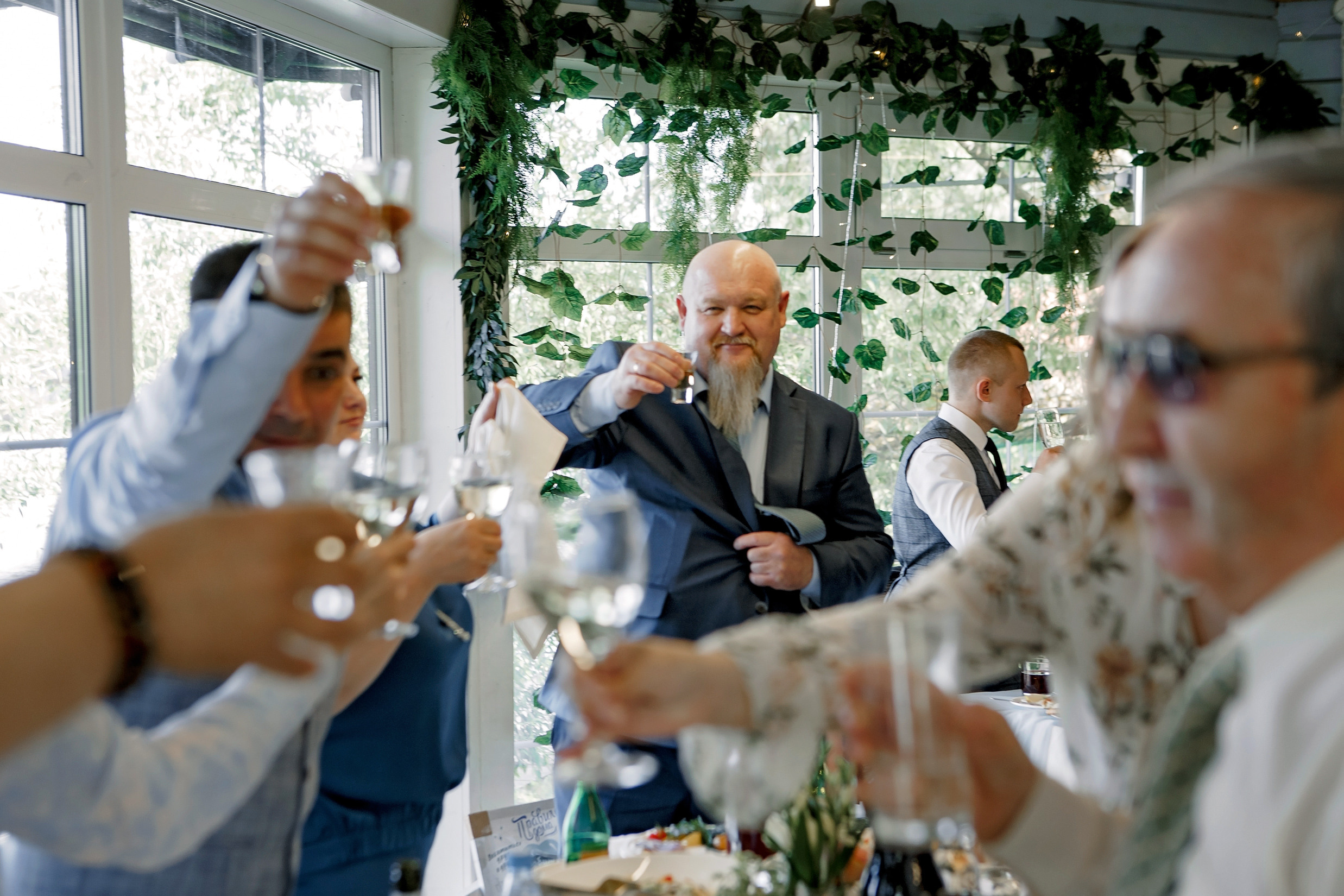Свадьба с гостями. Свадебный и портретный фотограф Москва