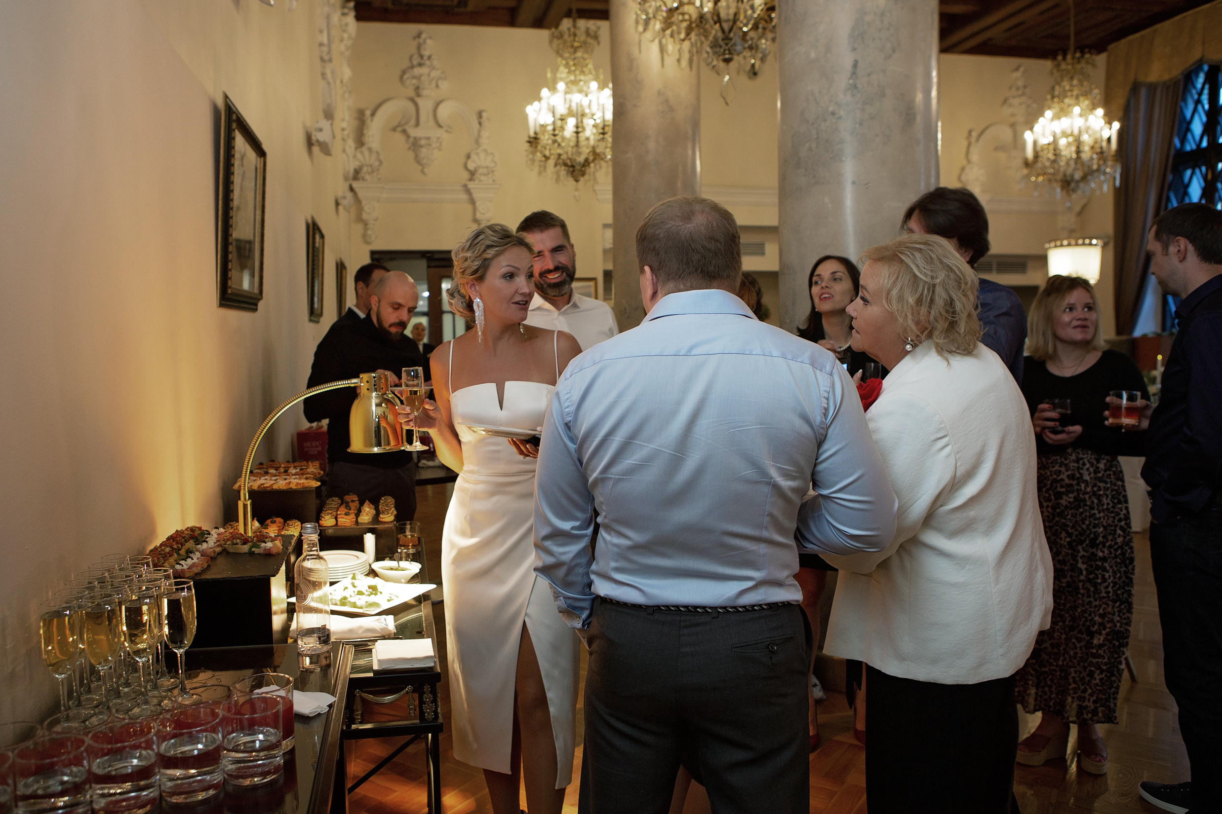 Свадьбас гостями. Свадебный и портретный фотограф Москва