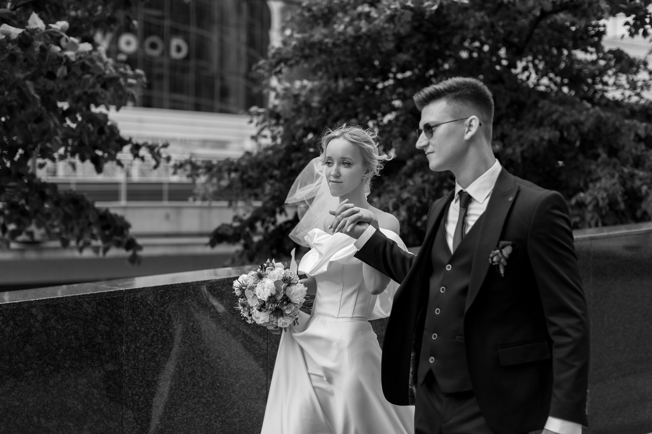 Свадебная фотосессия в Москва Сити