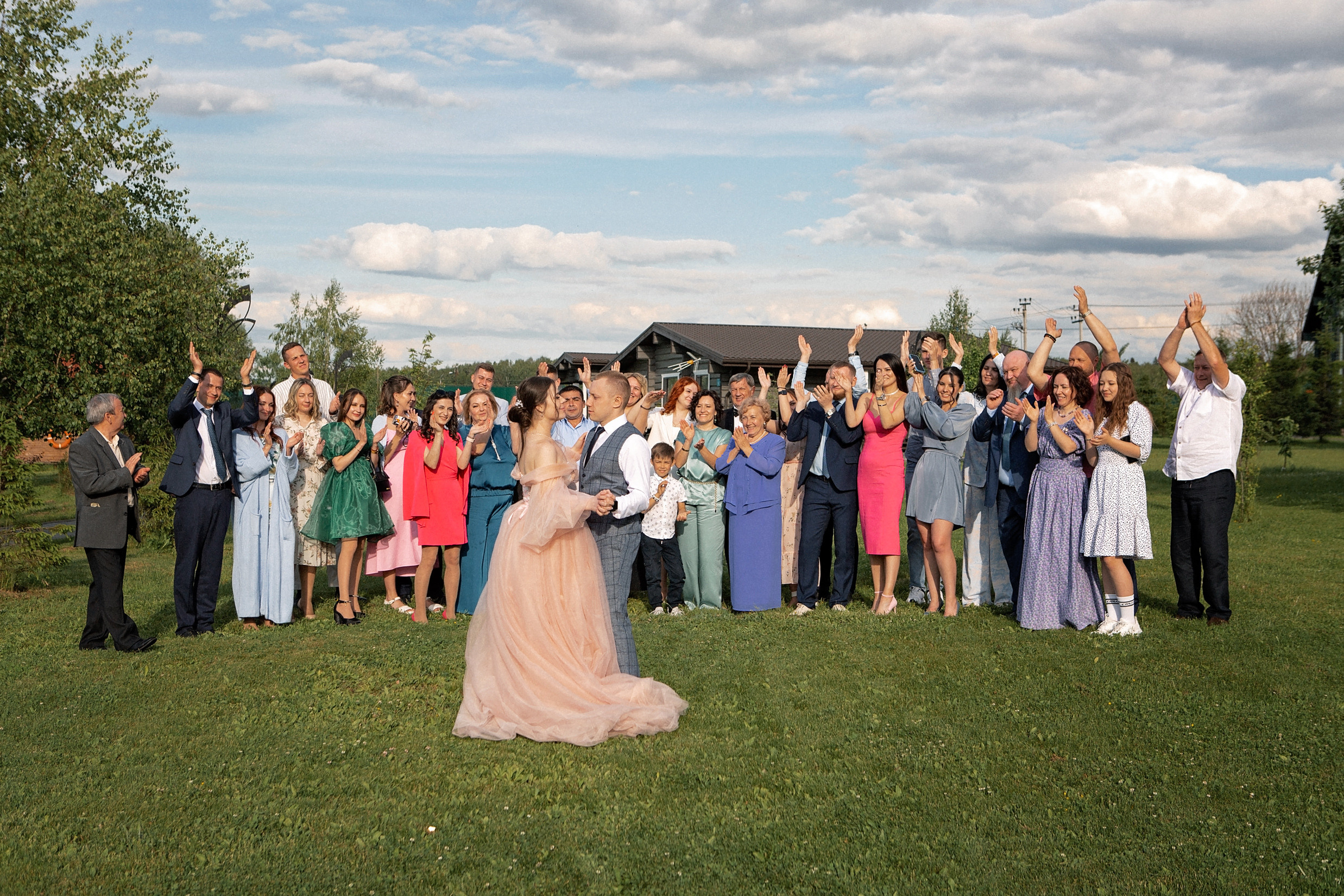 Свадьба с гостями. Свадебный и портретный фотограф Москва