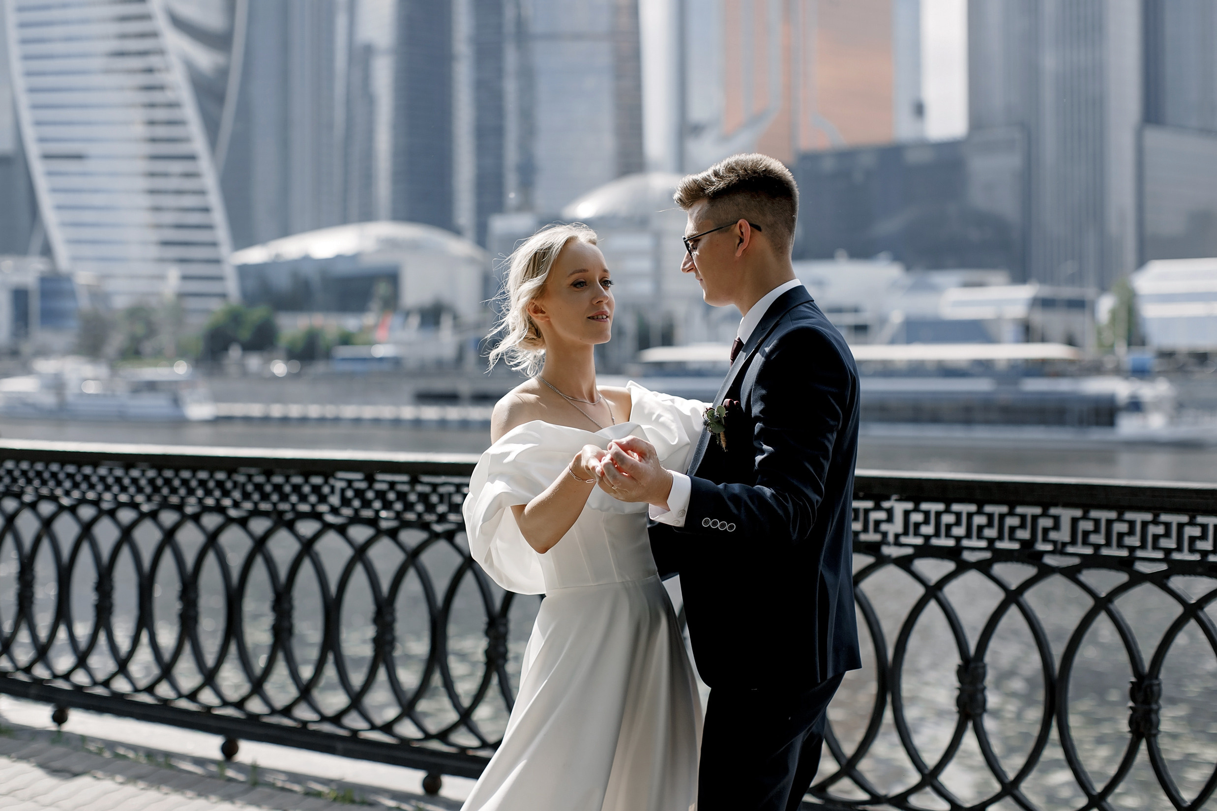 Свадебная фотосессия в Москва Сити