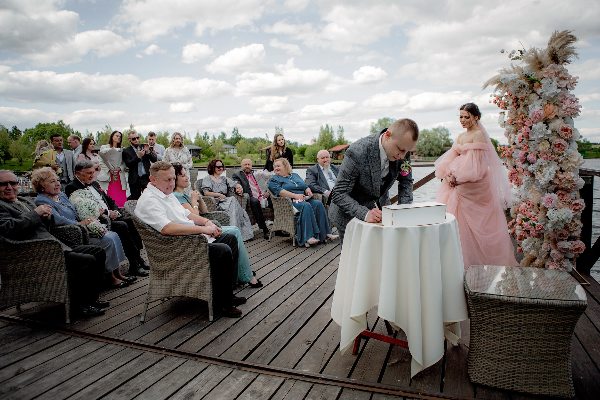 Свадьба с гостями. Свадебный и портретный фотограф Москва