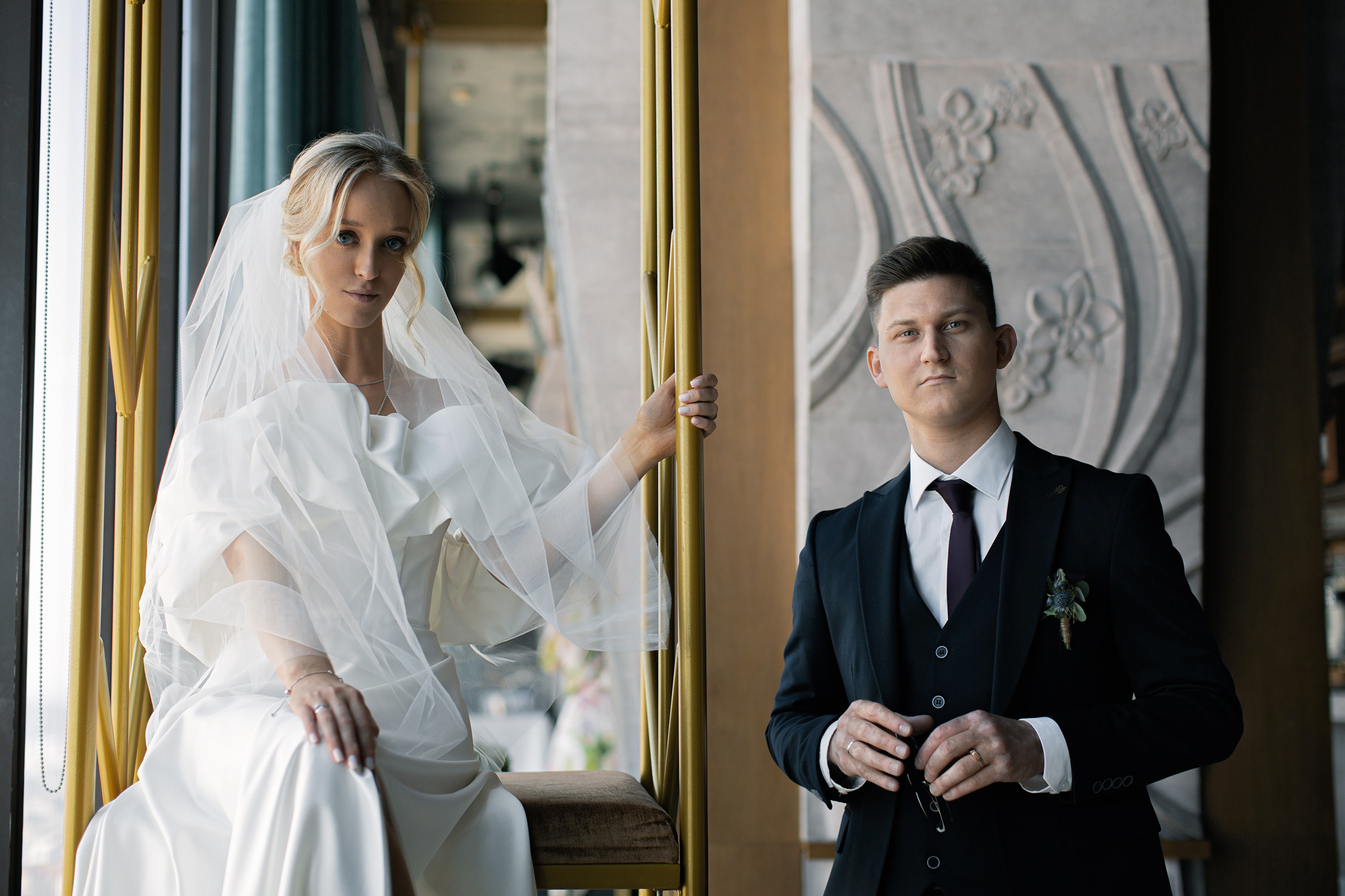 Свадебная фотосессия в ресторане Birds