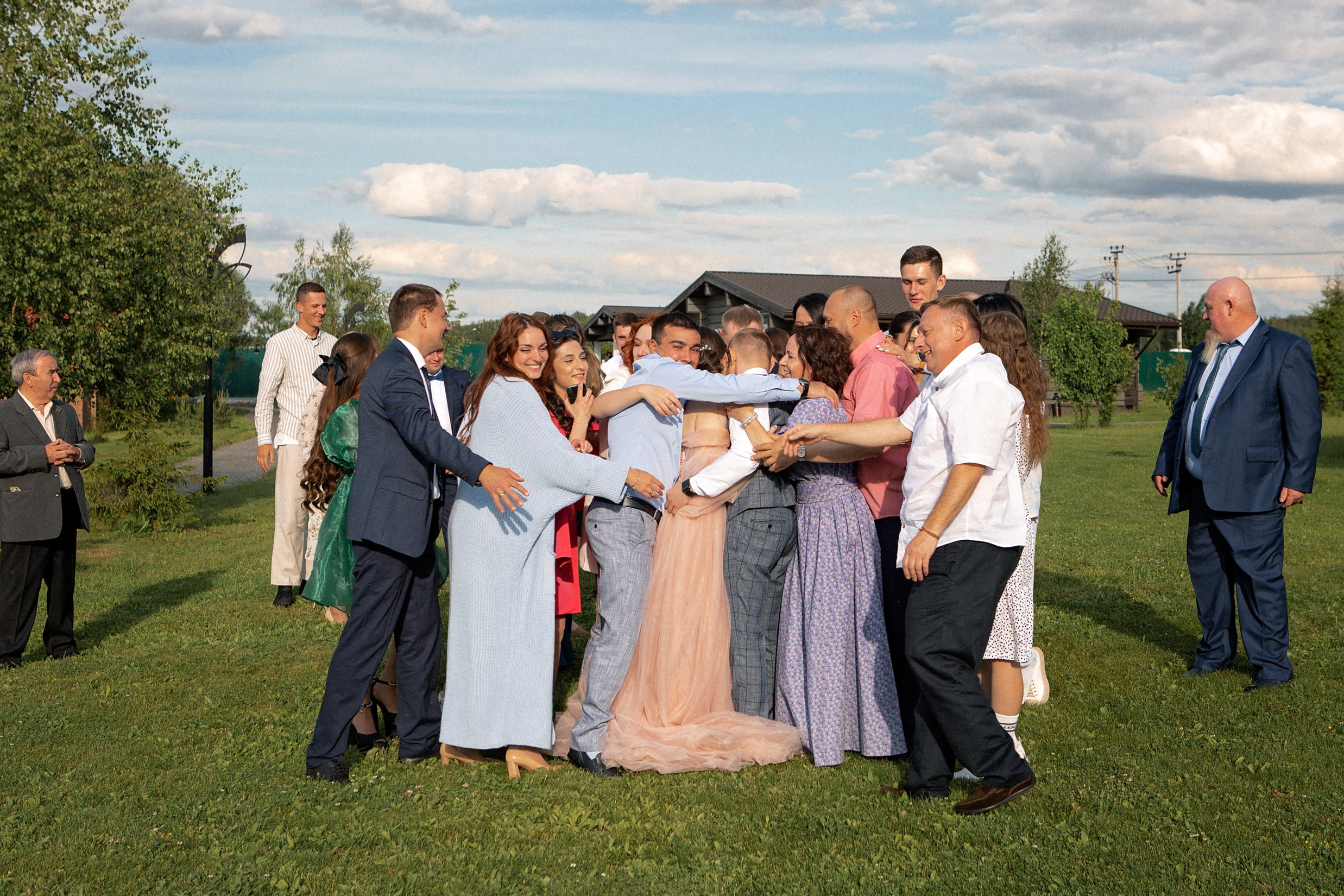 Свадьба с гостями. Свадебный и портретный фотограф Москва