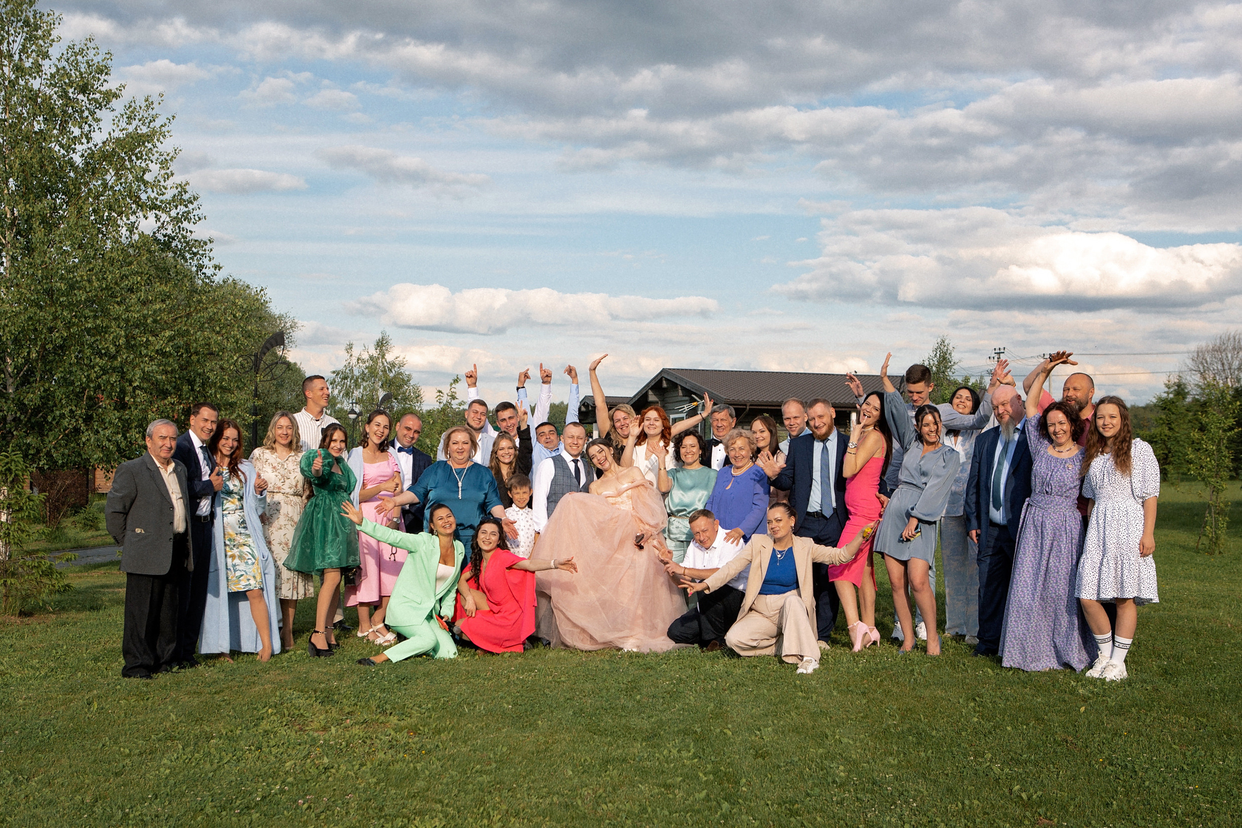 Свадьба с гостями. Свадебный и портретный фотограф Москва