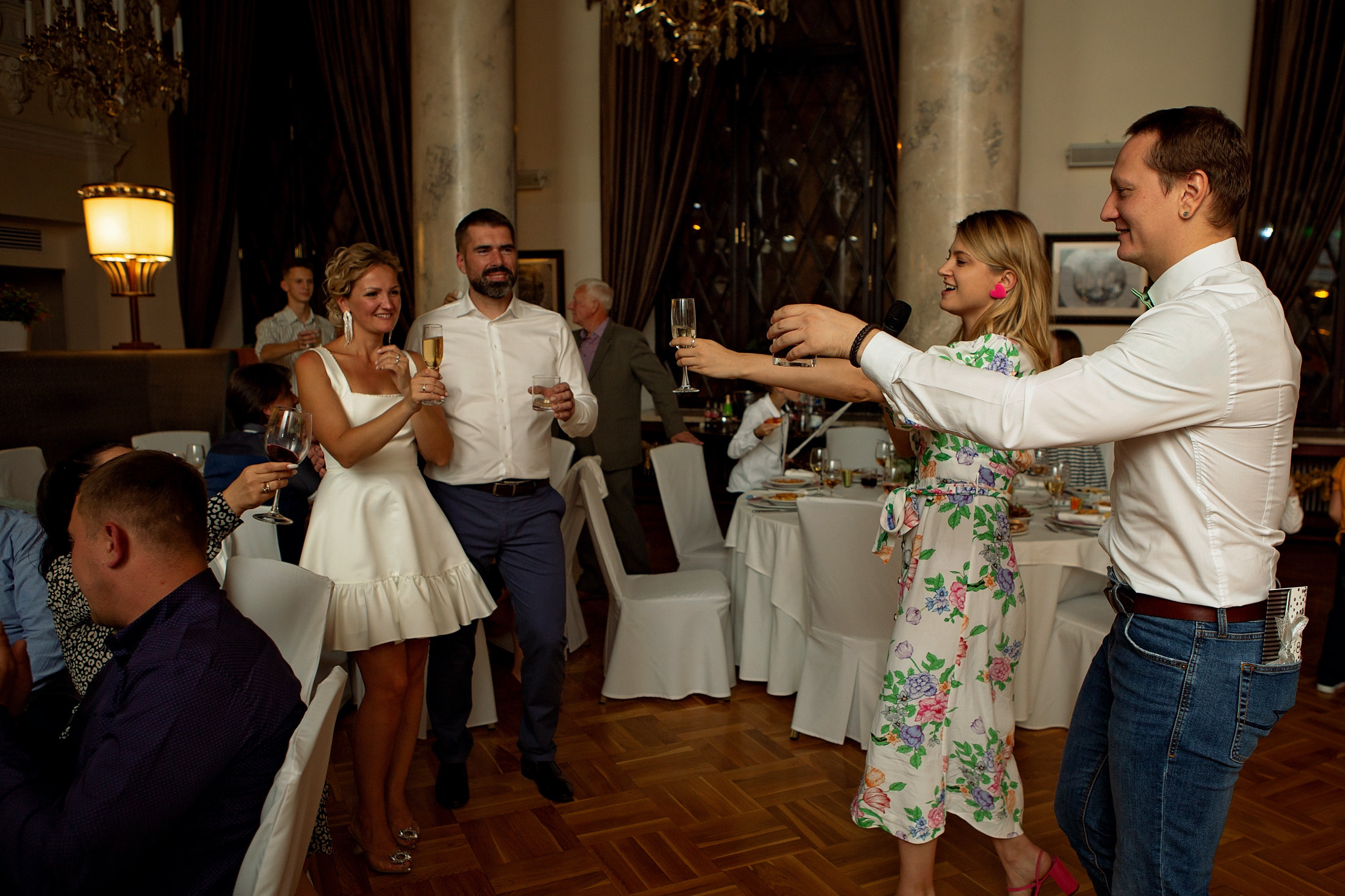 Свадьбас гостями. Свадебный и портретный фотограф Москва