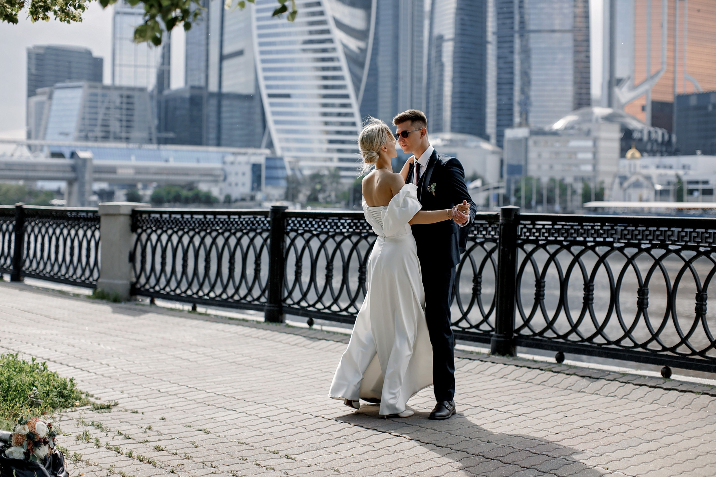 Свадебная фотосессия в Москва Сити