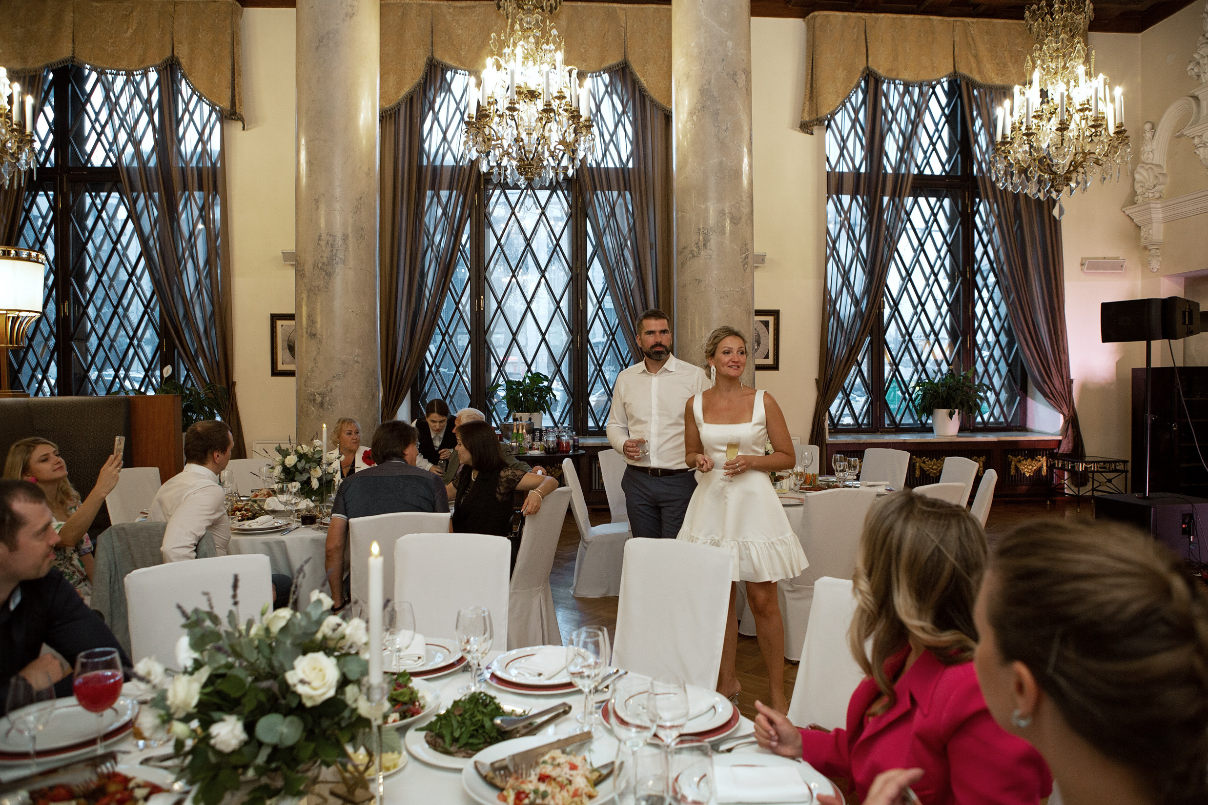 Свадьбас гостями. Свадебный и портретный фотограф Москва