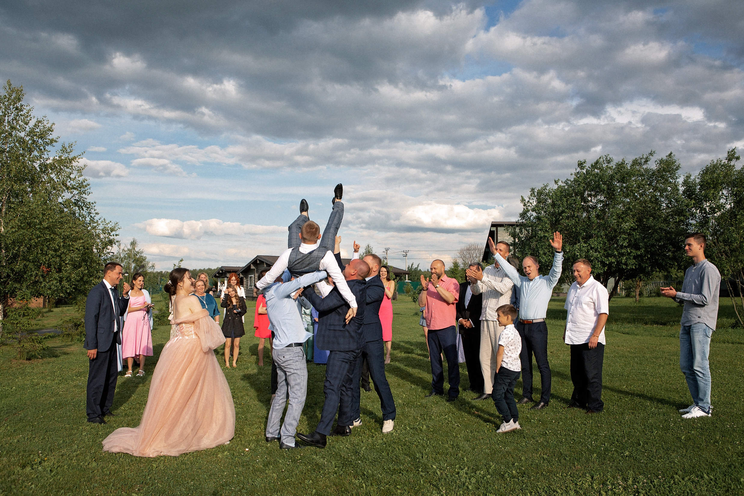 Свадьба с гостями. Свадебный и портретный фотограф Москва