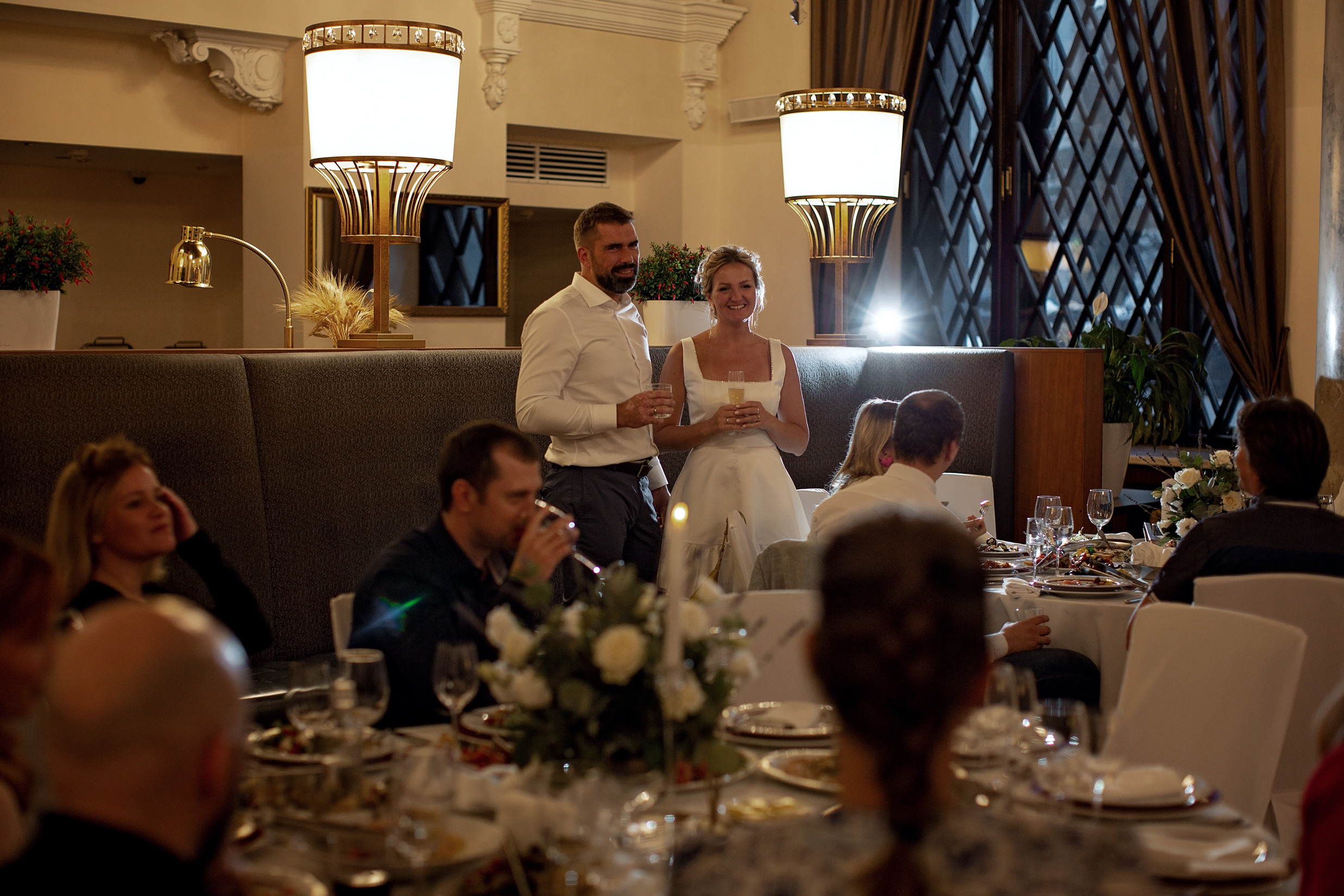 Свадьбас гостями. Свадебный и портретный фотограф Москва