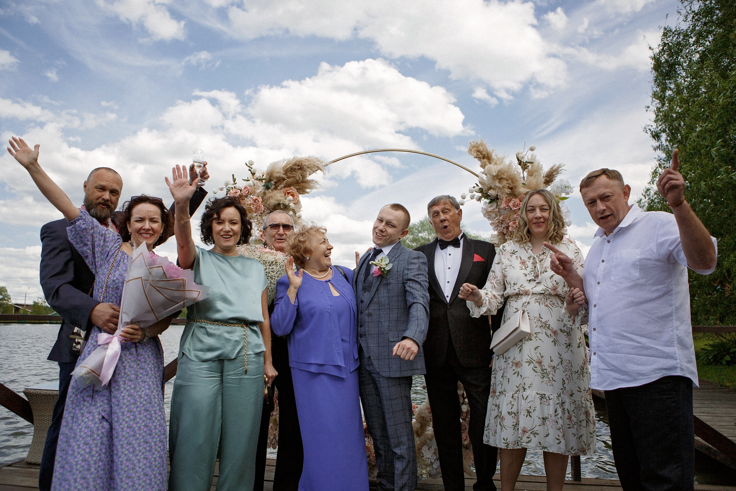 Свадьба с гостями. Свадебный и портретный фотограф Москва