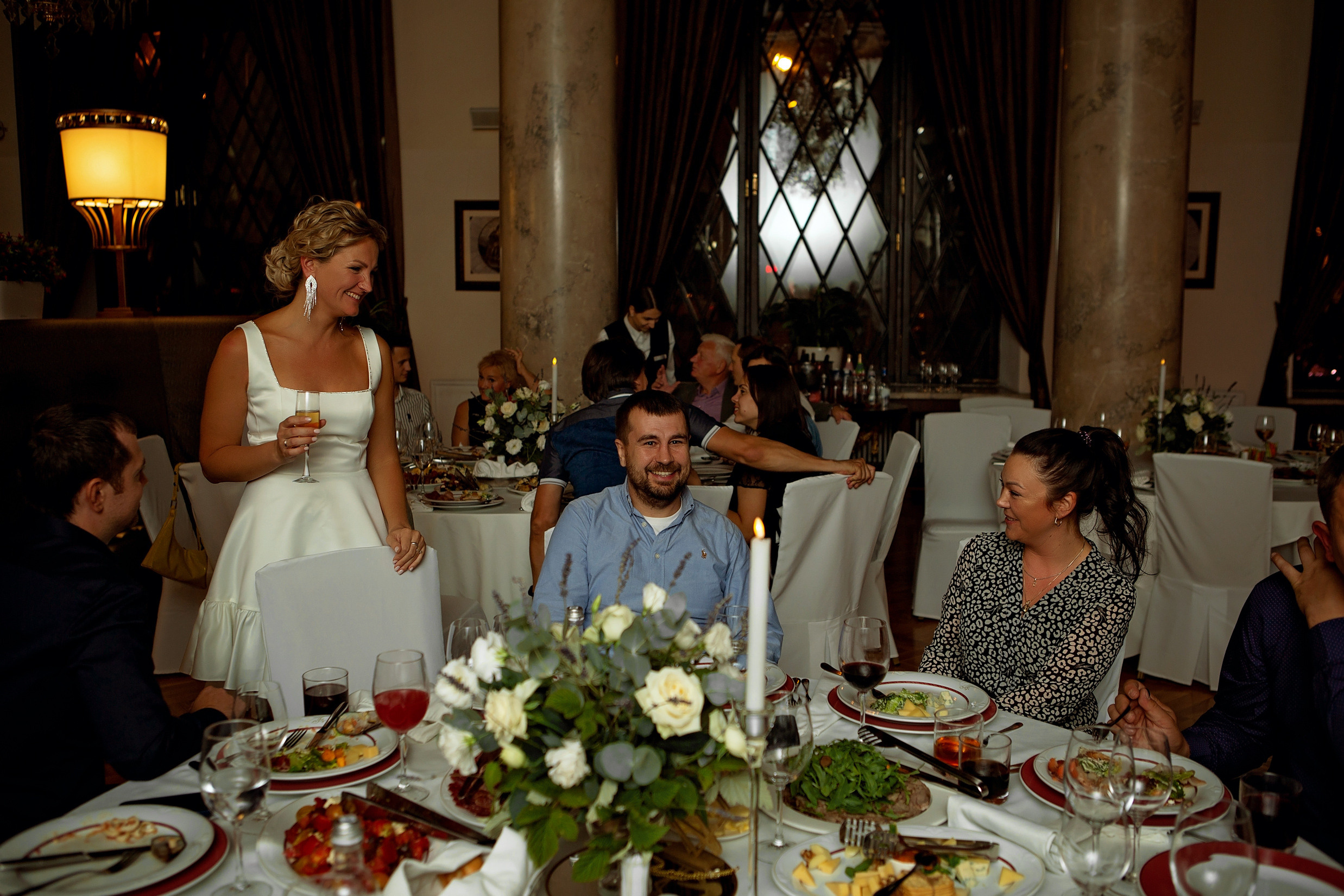 Свадьбас гостями. Свадебный и портретный фотограф Москва