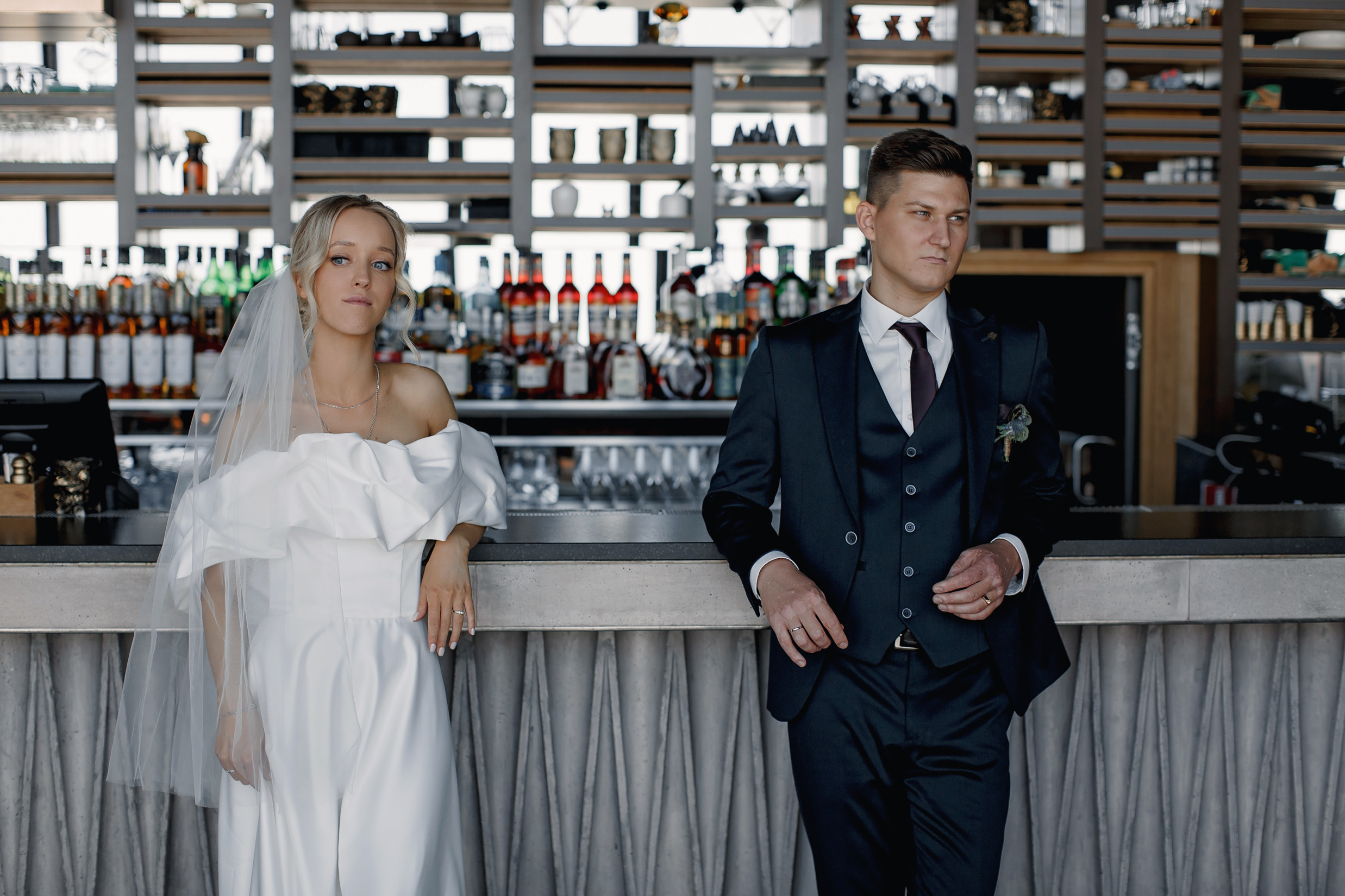 Свадебная фотосессия в ресторане Birds