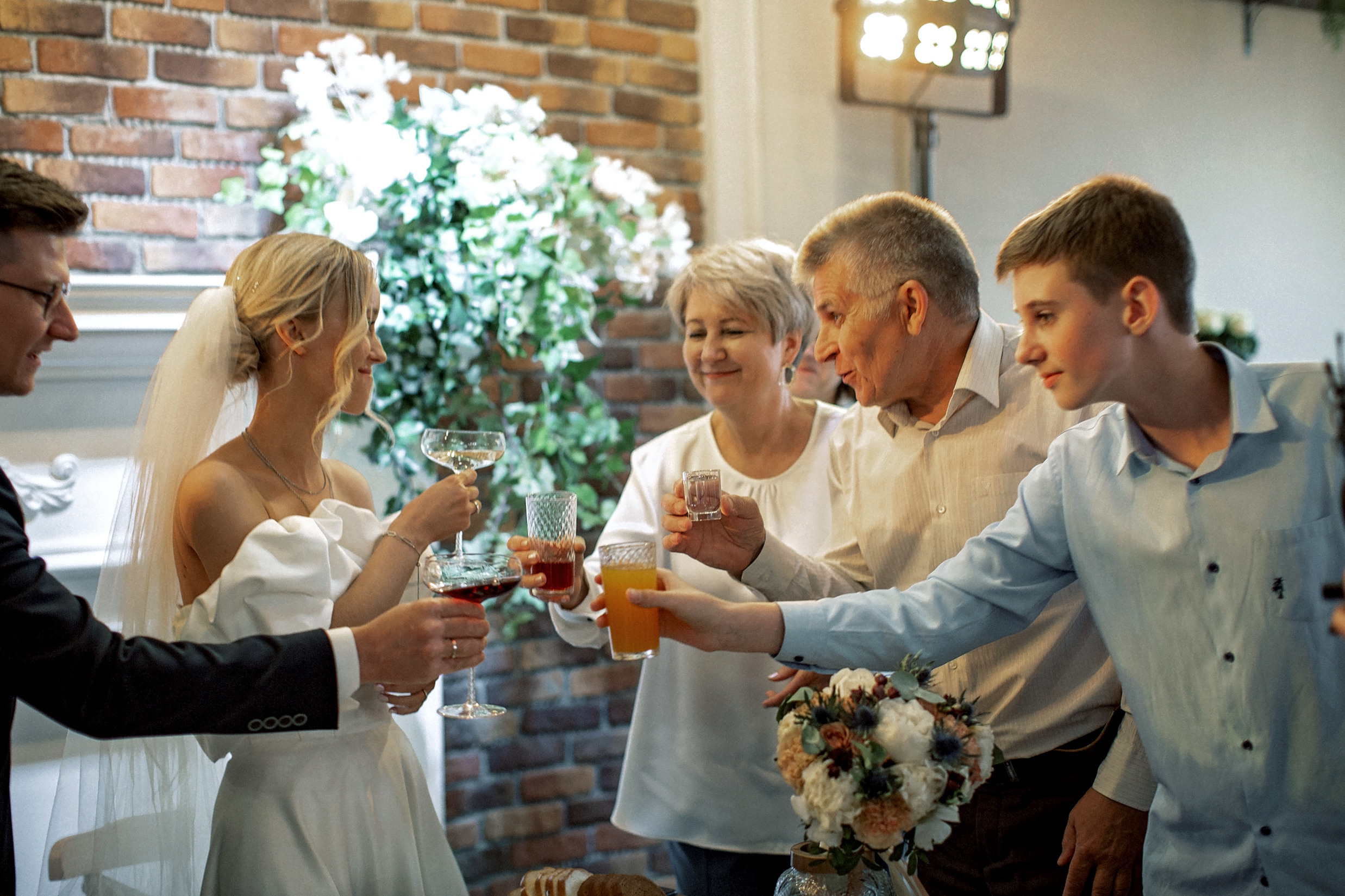 Свадьба с гостями. Свадебный и портретный фотограф Москва