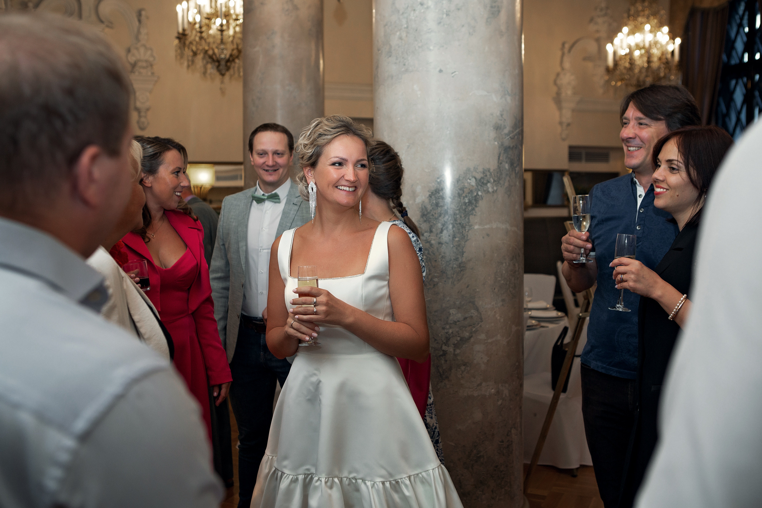 Свадьбас гостями. Свадебный и портретный фотограф Москва