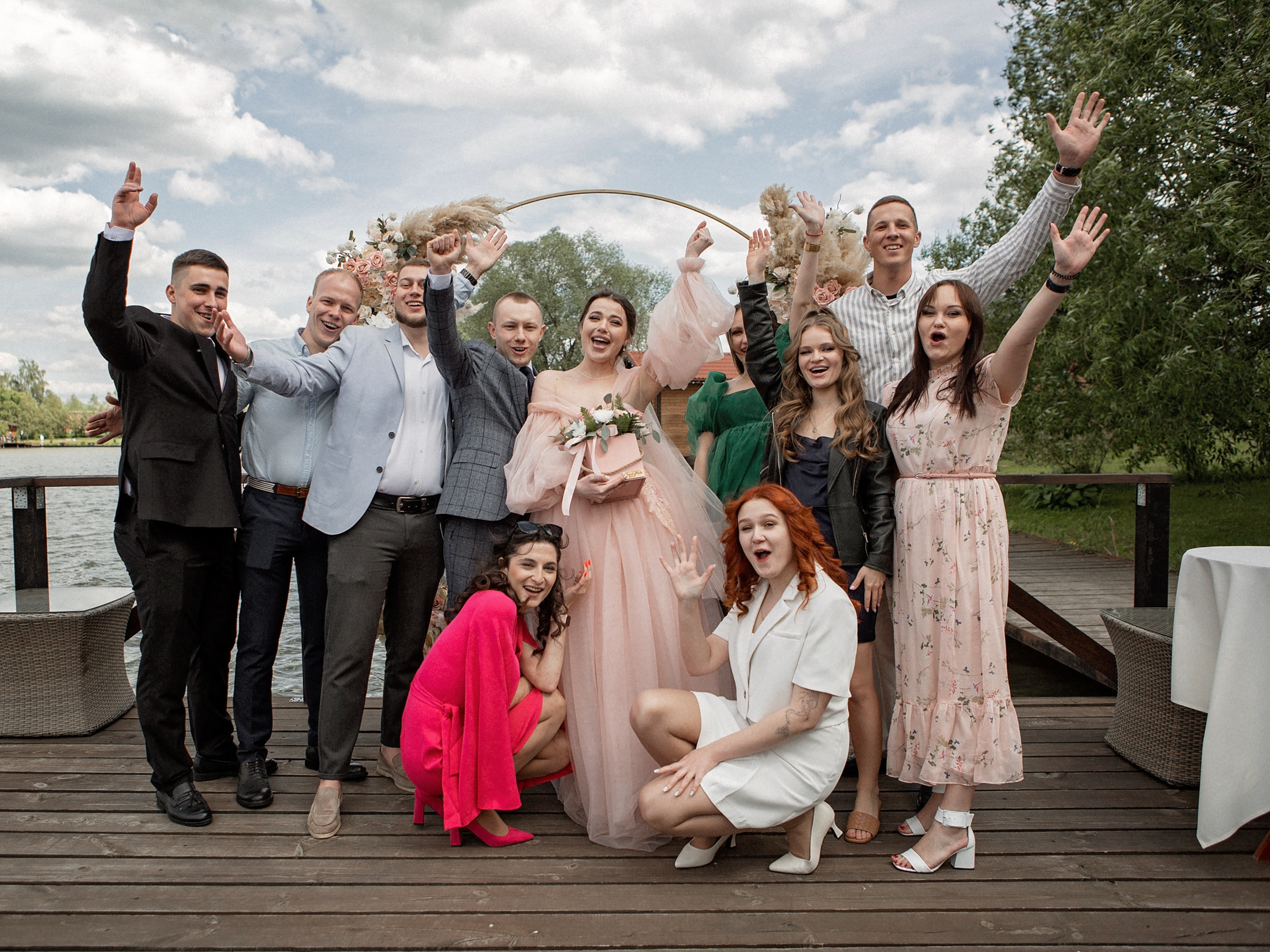 Свадьба с гостями. Свадебный и портретный фотограф Москва