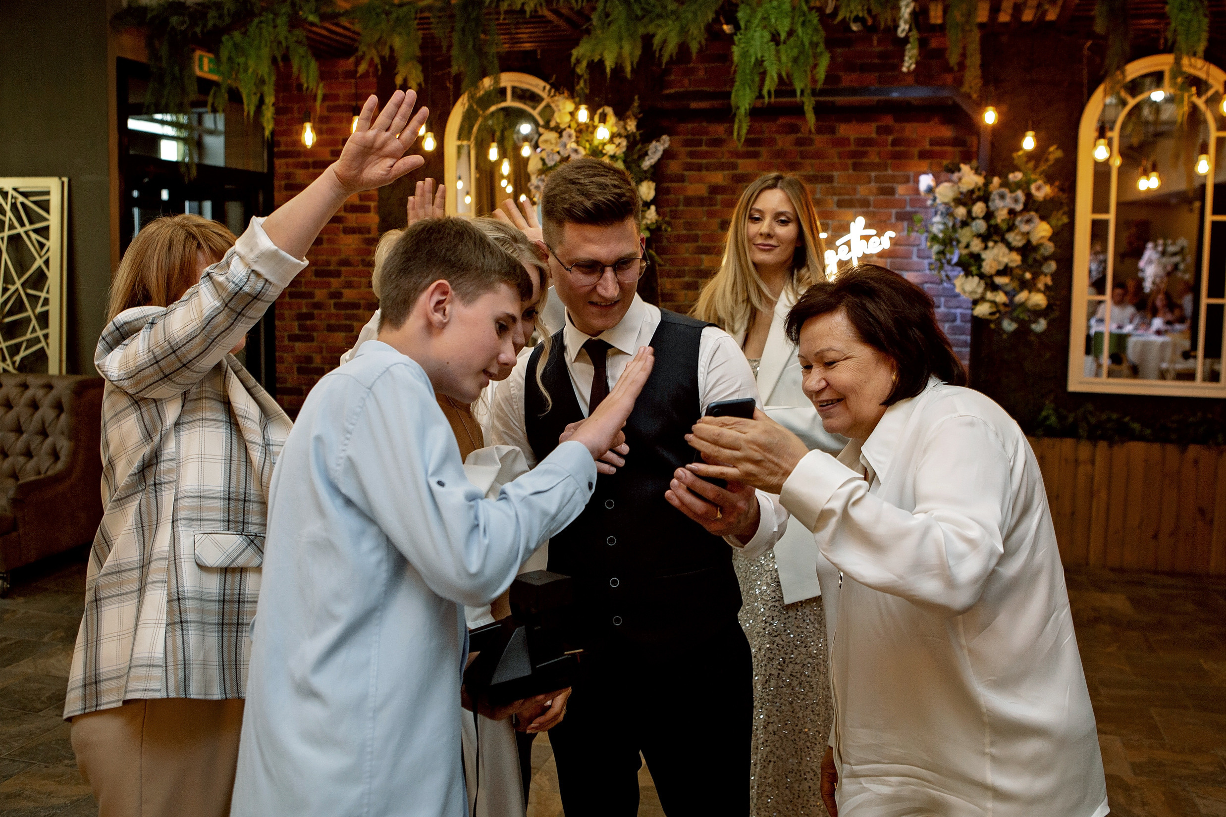 Свадьба с гостями. Свадебный и портретный фотограф Москва