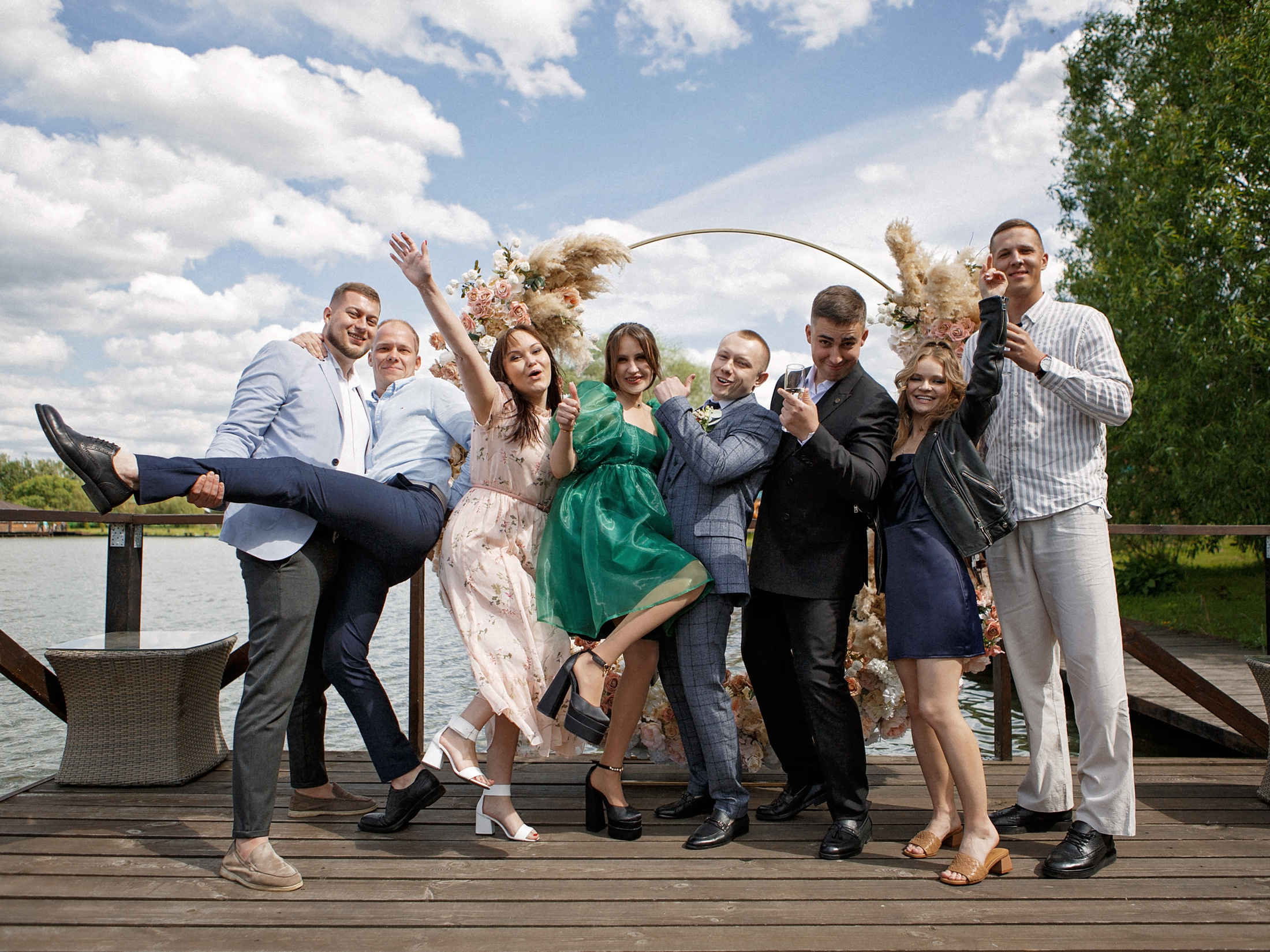 Свадьба с гостями. Свадебный и портретный фотограф Москва