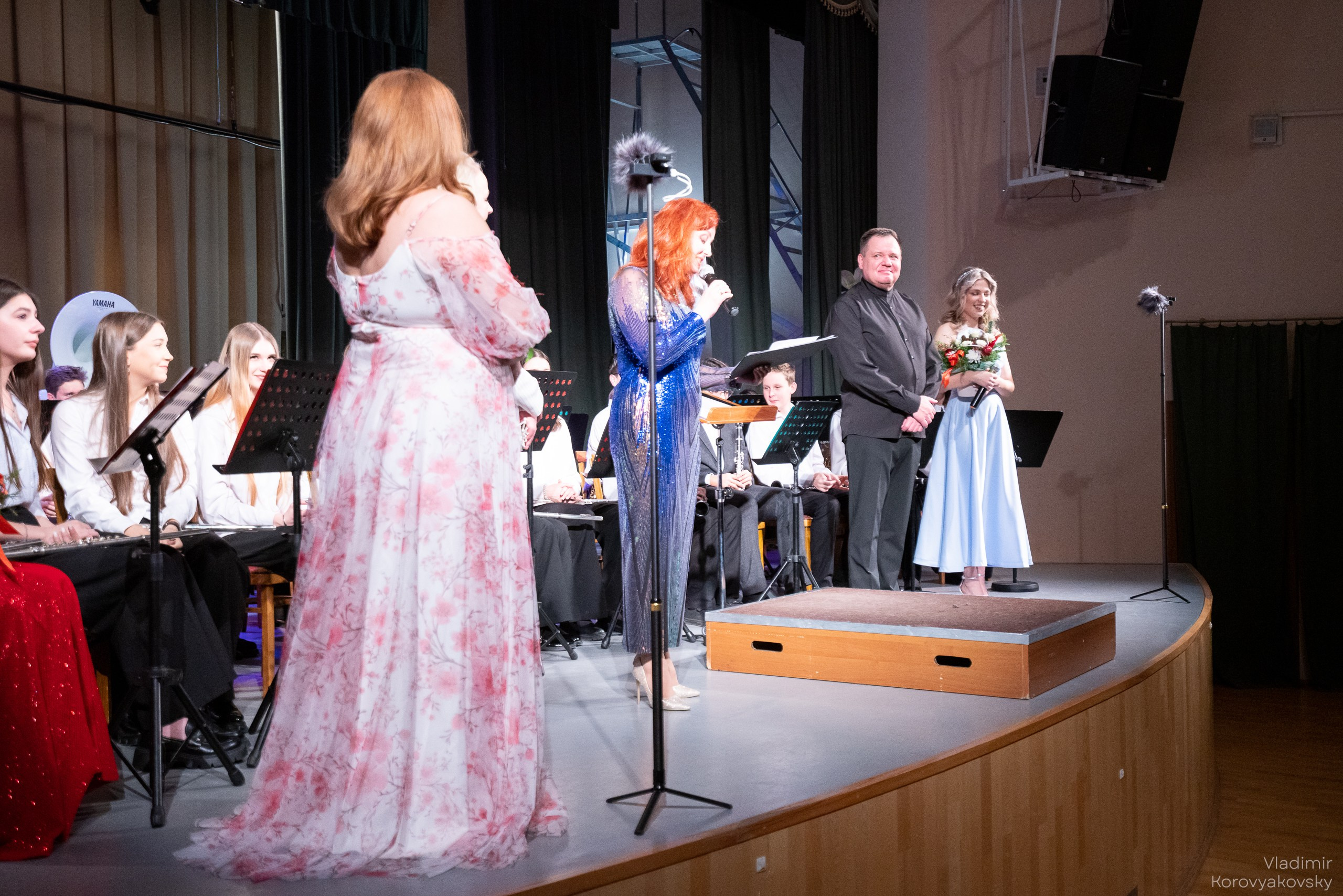 Новогодний концерт Духового оркестра ЦГИ. Фотограф Владимир Коровяковский